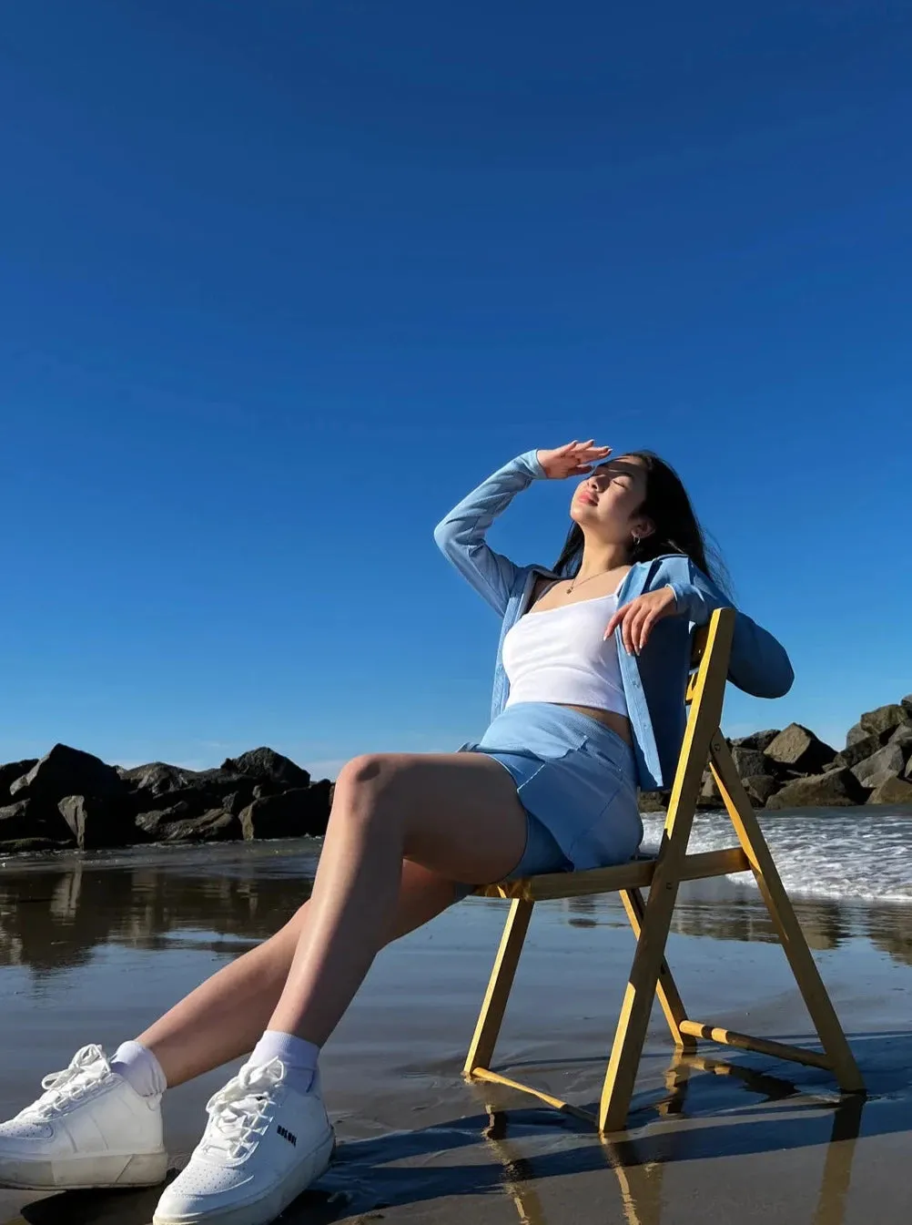 Plain Rib Long Sleeve Shirt sold by Earthkind product image thumbnail 2