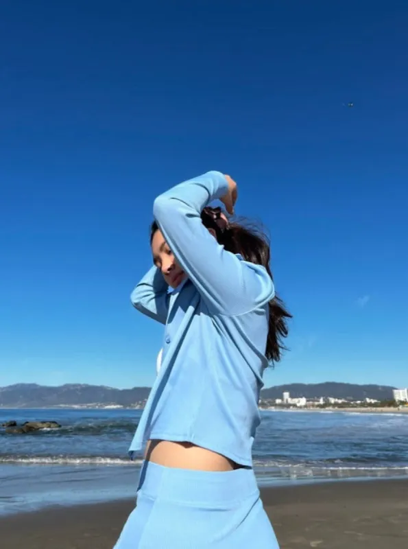 Plain Rib Long Sleeve Shirt made by Earthkind