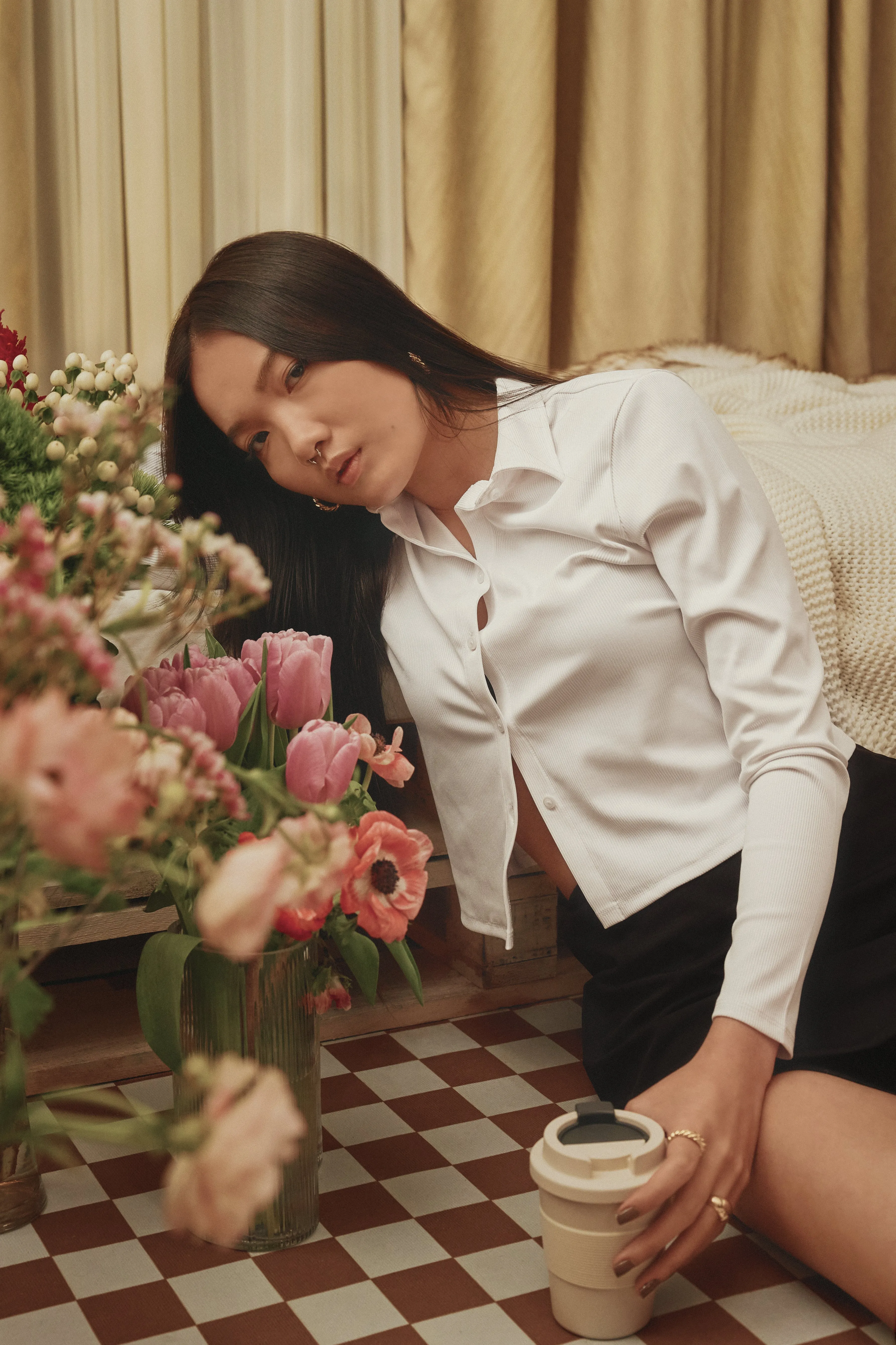 Plain Rib Long Sleeve Shirt sold by Earthkind product image thumbnail 5