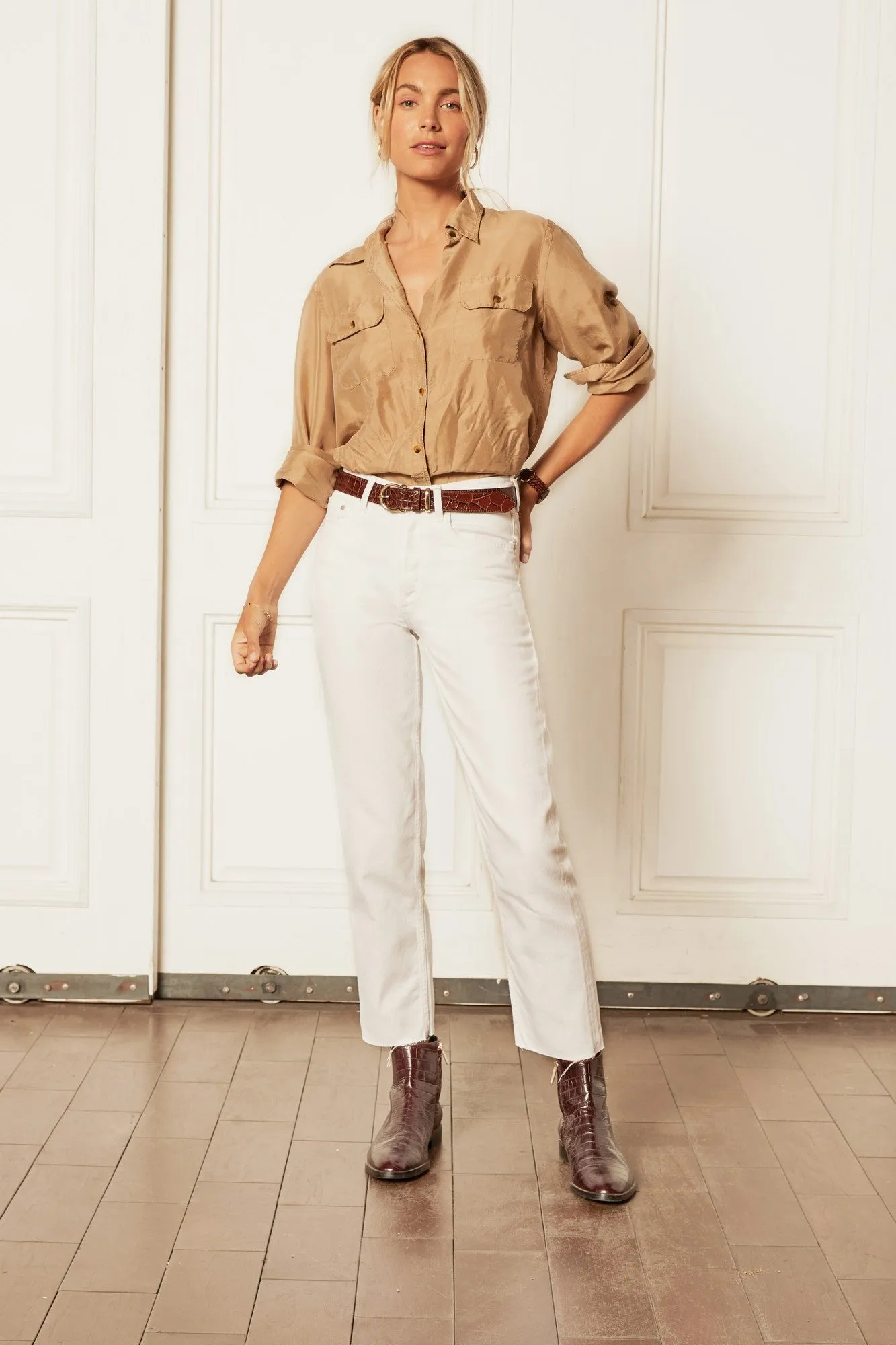 Tommy High Rise Straight Jeans sold by Earthkind