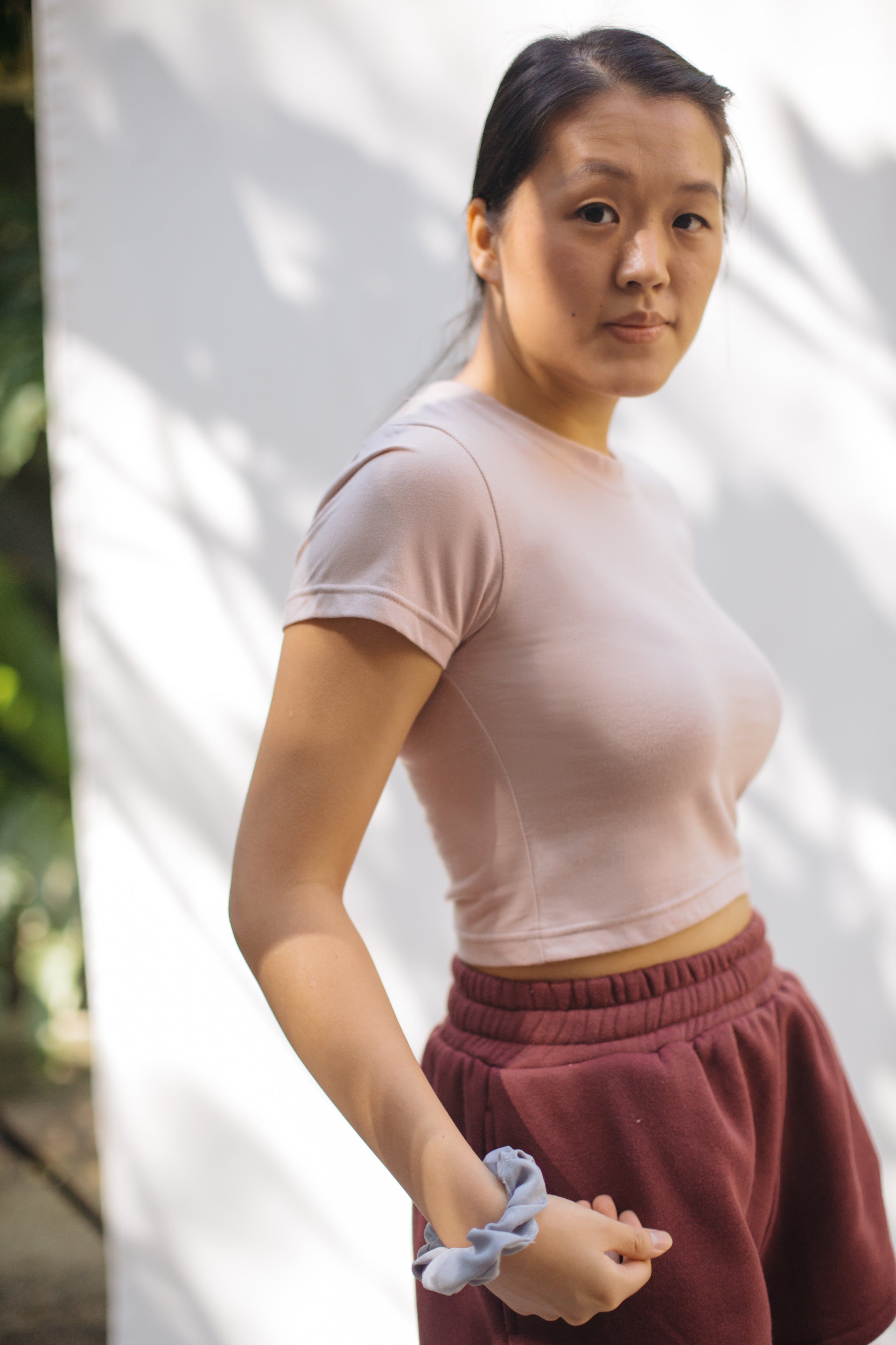 90s Baby Tee Blush sold by Earthkind product image thumbnail 3