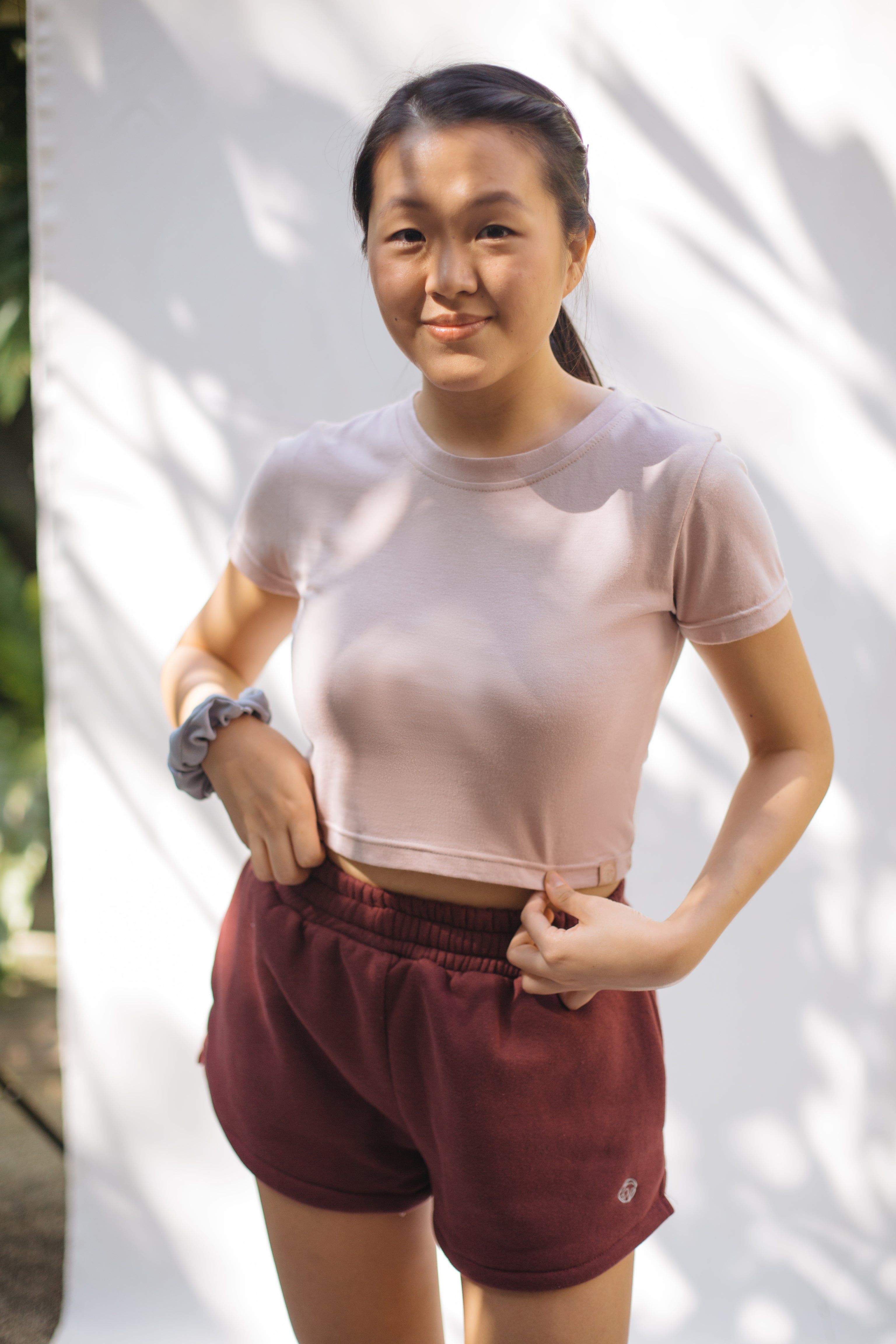 90s Baby Tee Blush sold by Earthkind