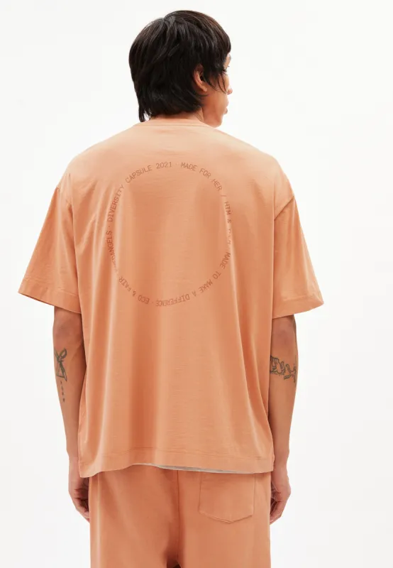 MIKAA Unisex Tee Peach sold by Earthkind