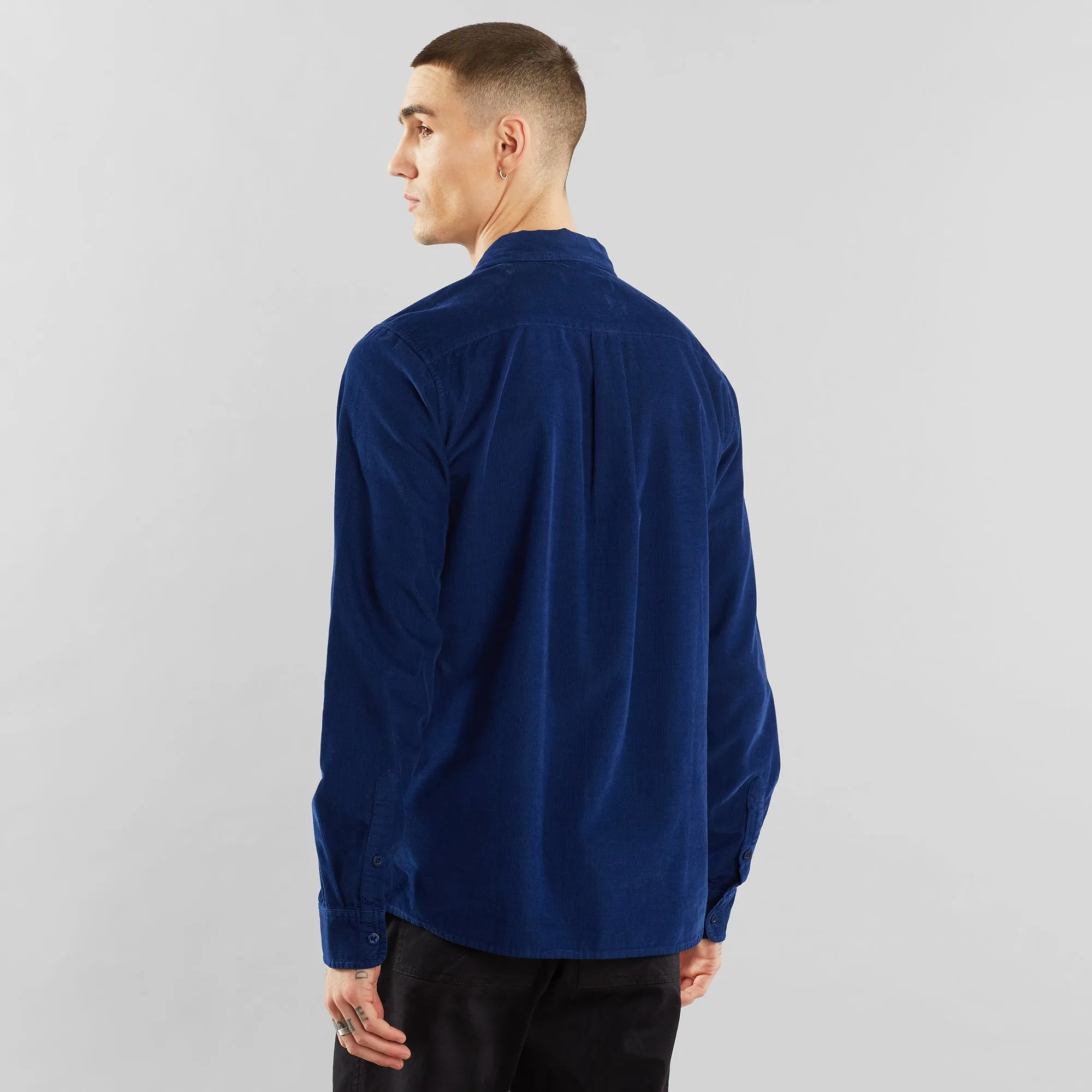 Varberg Corduroy Shirt Deep Blue sold by Earthkind product image thumbnail 2
