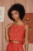 Terracotta Embroidered Top sold by Earthkind