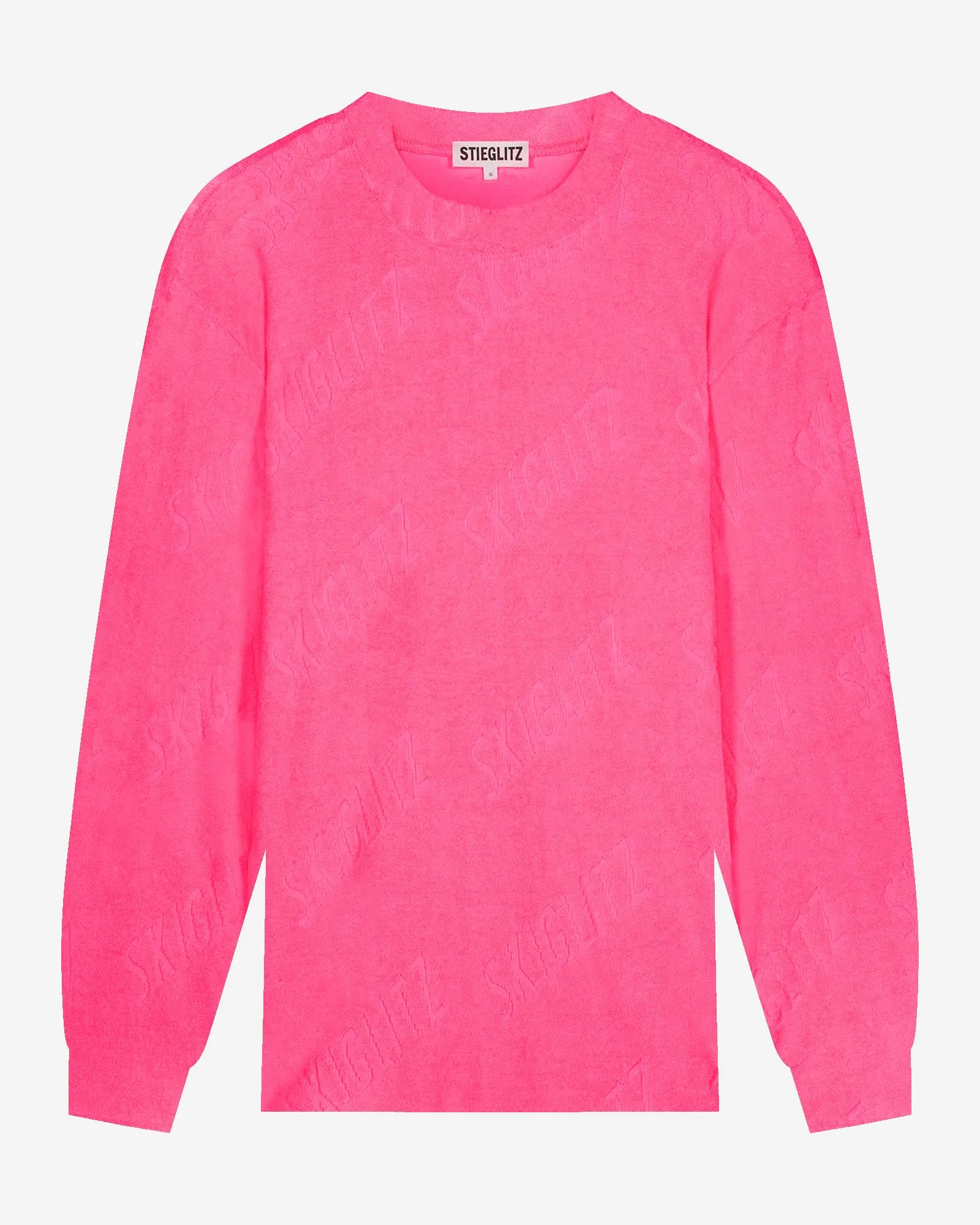 Frieda Terry Longsleeve | Pink sold by Stieglitz