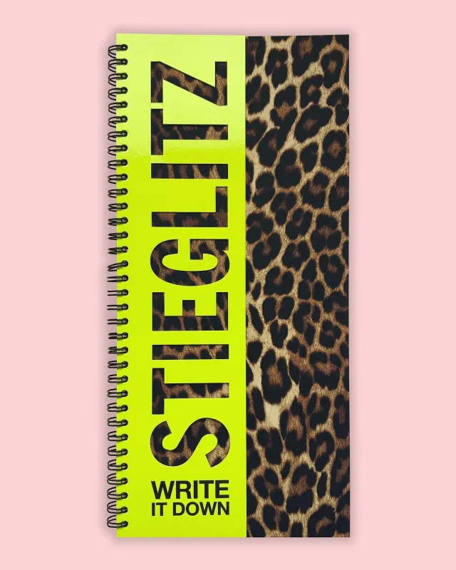 Leopard Write It Down Notebook | Yellow made by Stieglitz