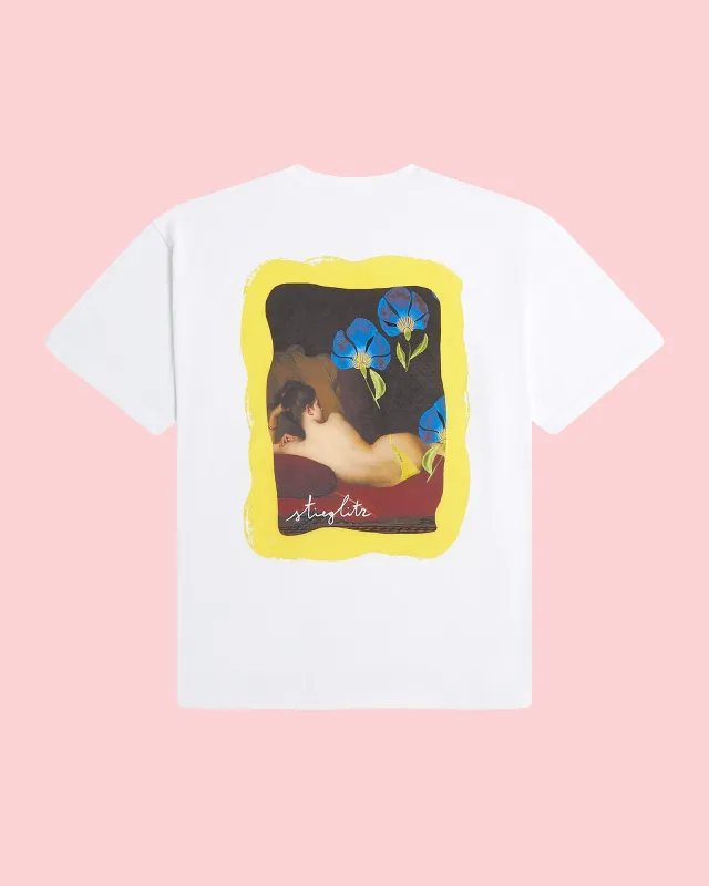 Odalisque Oversized T-Shirt | White sold by Stieglitz