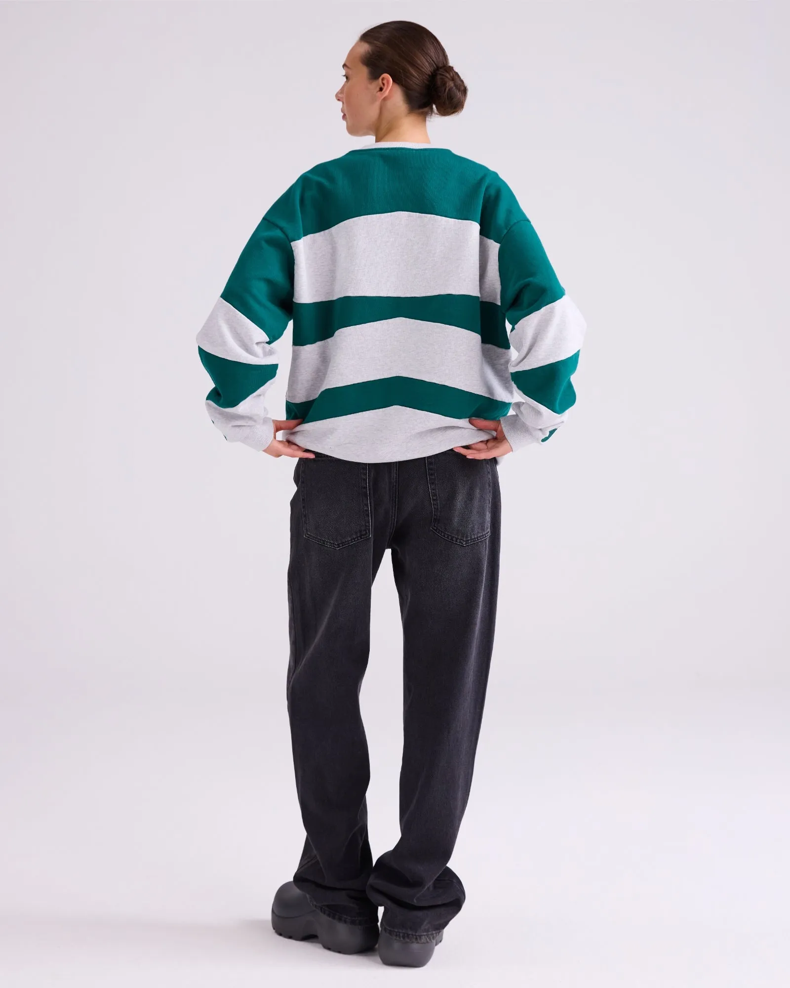 Hugo Sweater | Melange grey sold by Stieglitz product image thumbnail 2