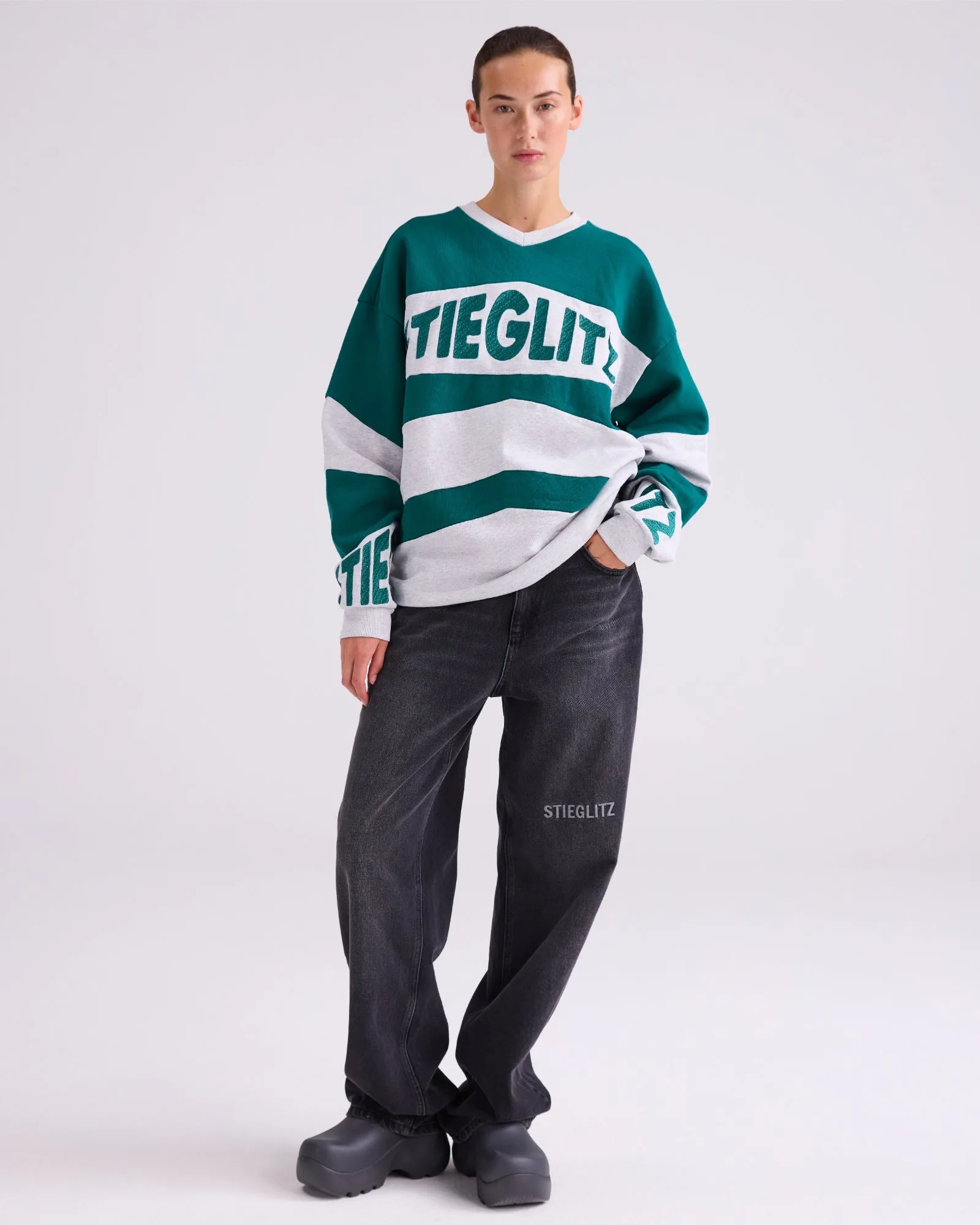 Hugo Sweater | Melange grey sold by Stieglitz product image thumbnail 5