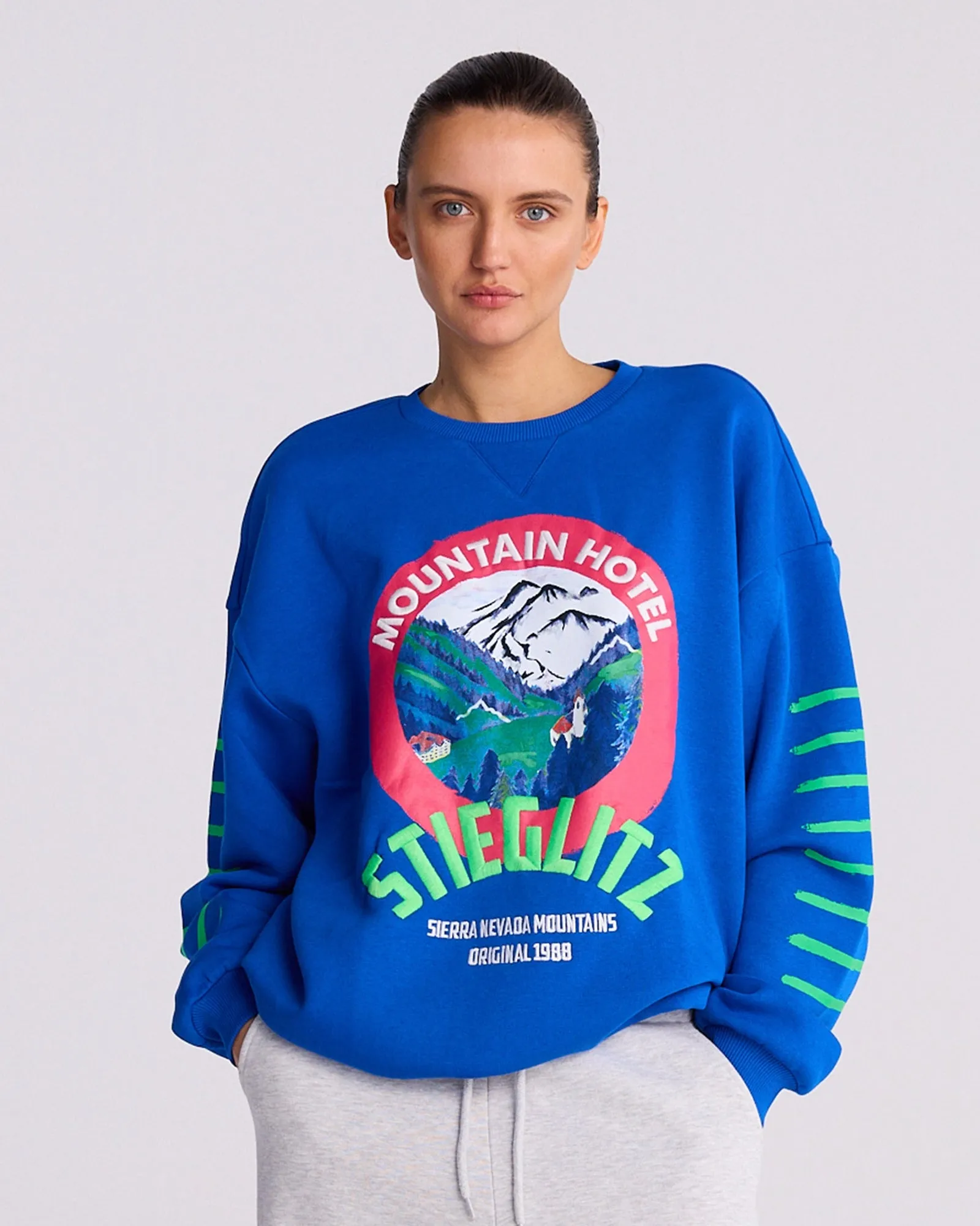 Humberto Sweater | Blue sold by Stieglitz