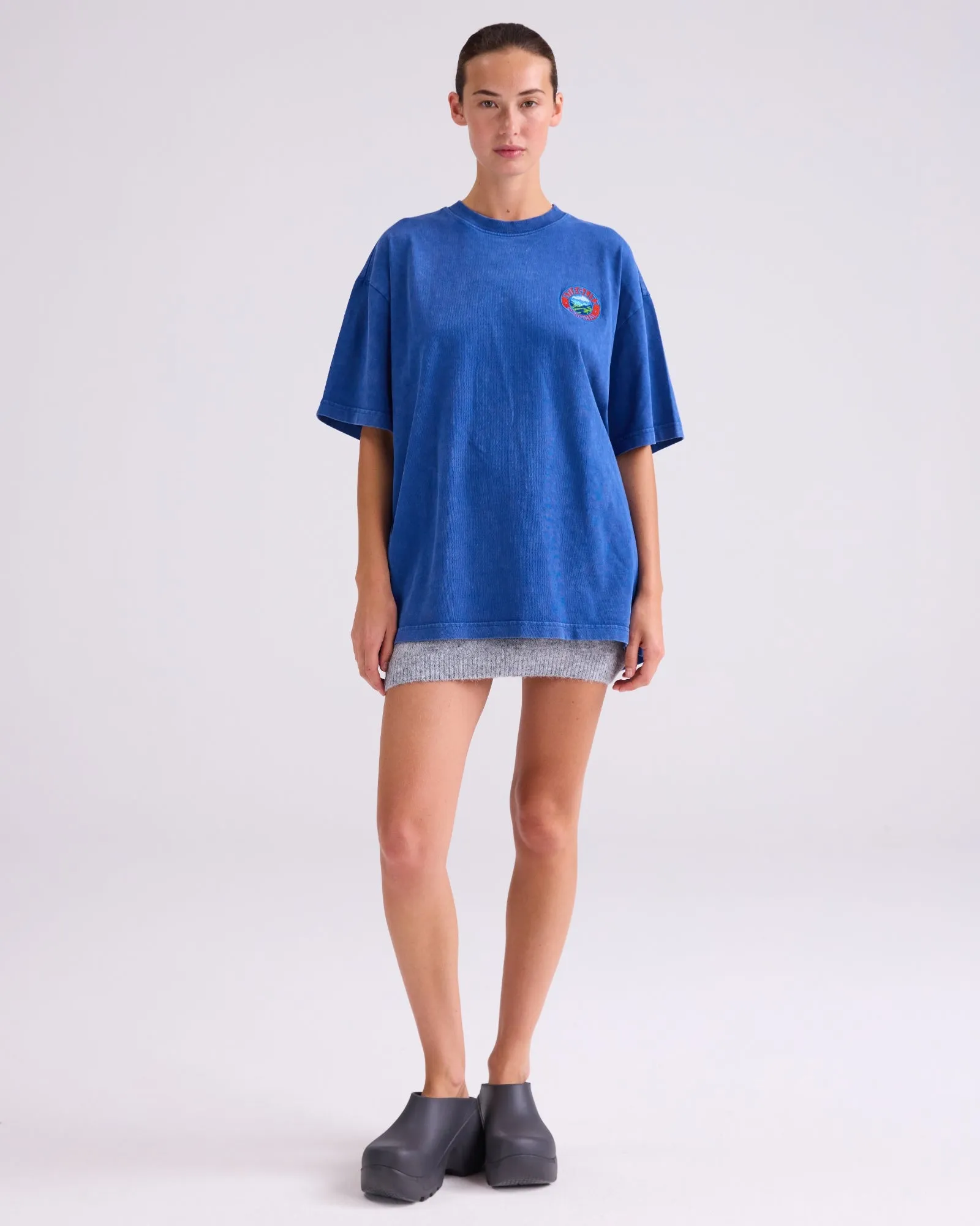 Reya Oversized T-shirt | Blue sold by Stieglitz product image thumbnail 5