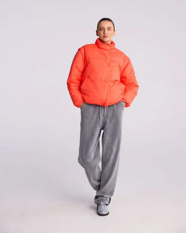 Charo Puffer | Orange sold by Stieglitz