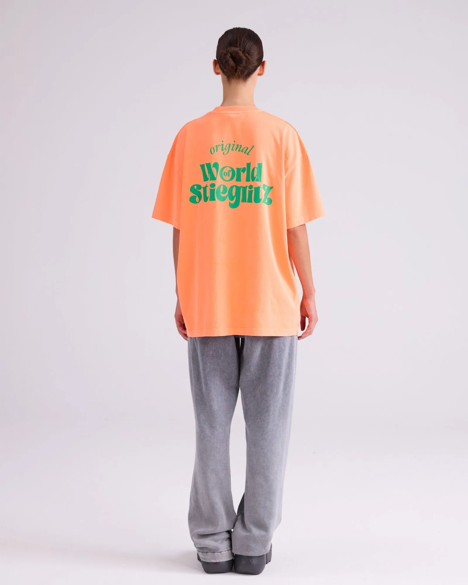World of Stieg Oversized T-shirt | Orange sold by Stieglitz product image thumbnail 4