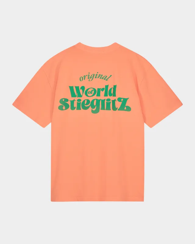 World of Stieg Oversized T-shirt | Orange made by Stieglitz