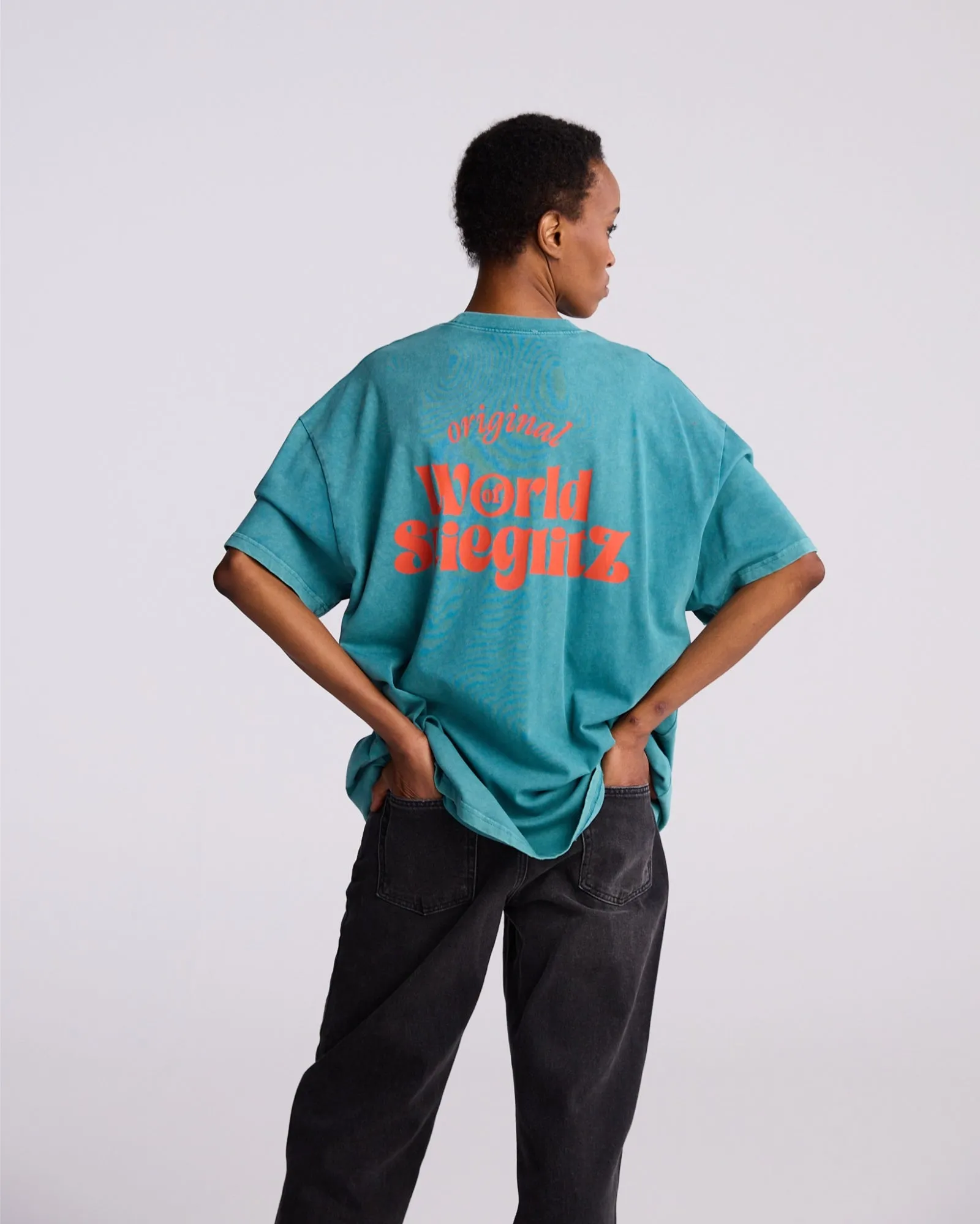 World of Stieg Oversized T-shirt | Green sold by Stieglitz product image thumbnail 4
