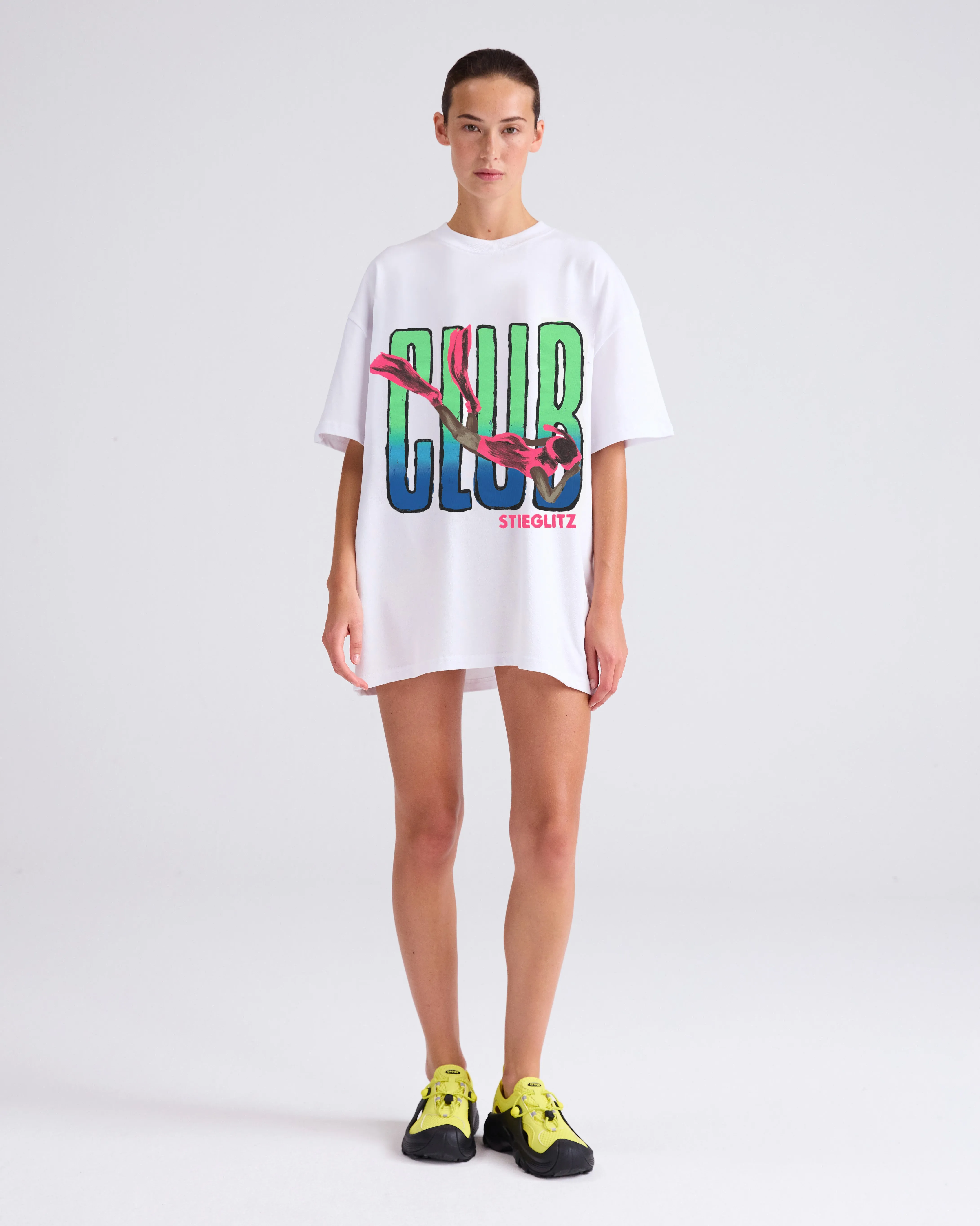 Martine Oversized T-shirt | White sold by Stieglitz product image thumbnail 2