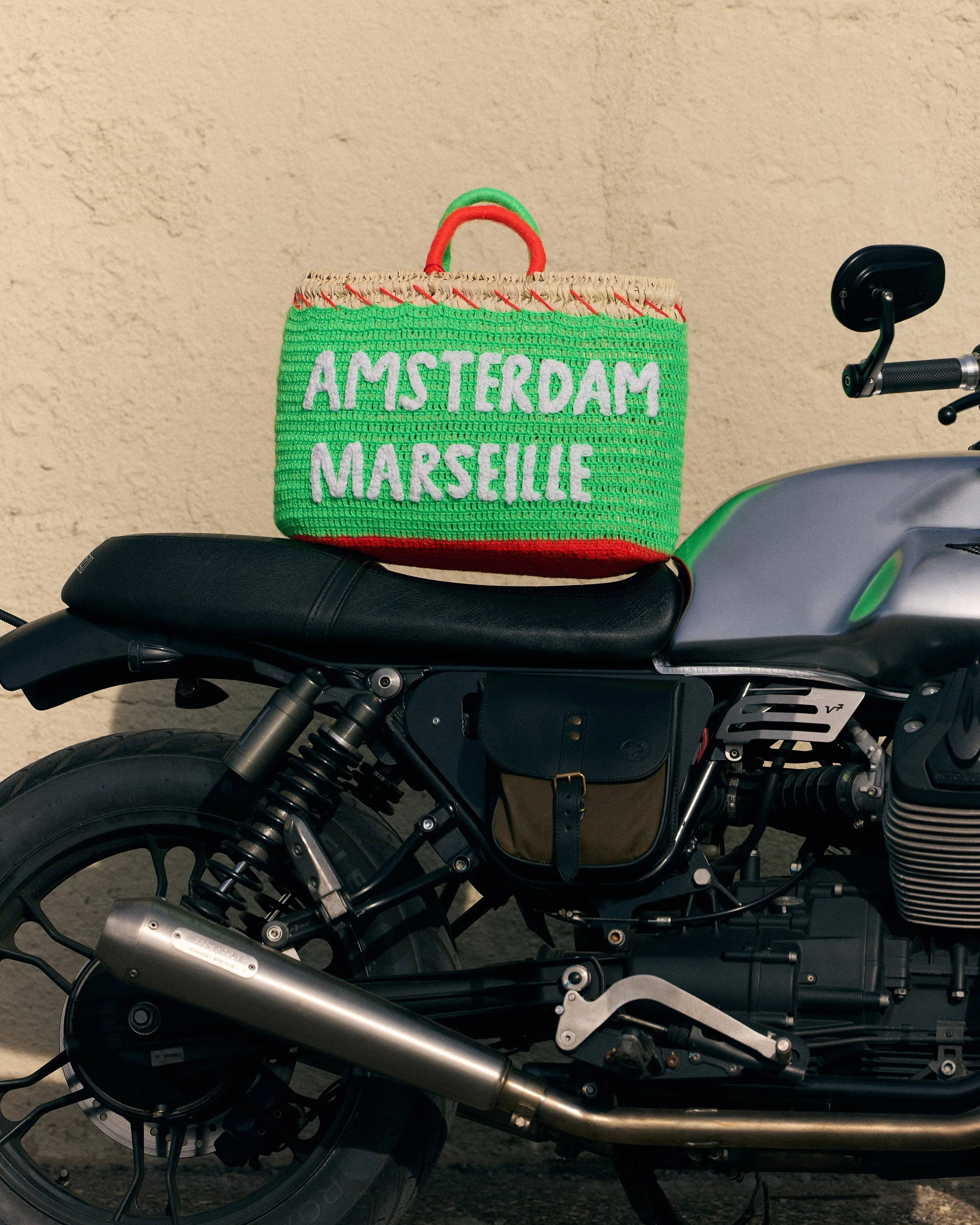 Stieglitz x Kilometre Amsterdam-Paris-Marseille medium bag | Multi sold by Stieglitz product image thumbnail 3