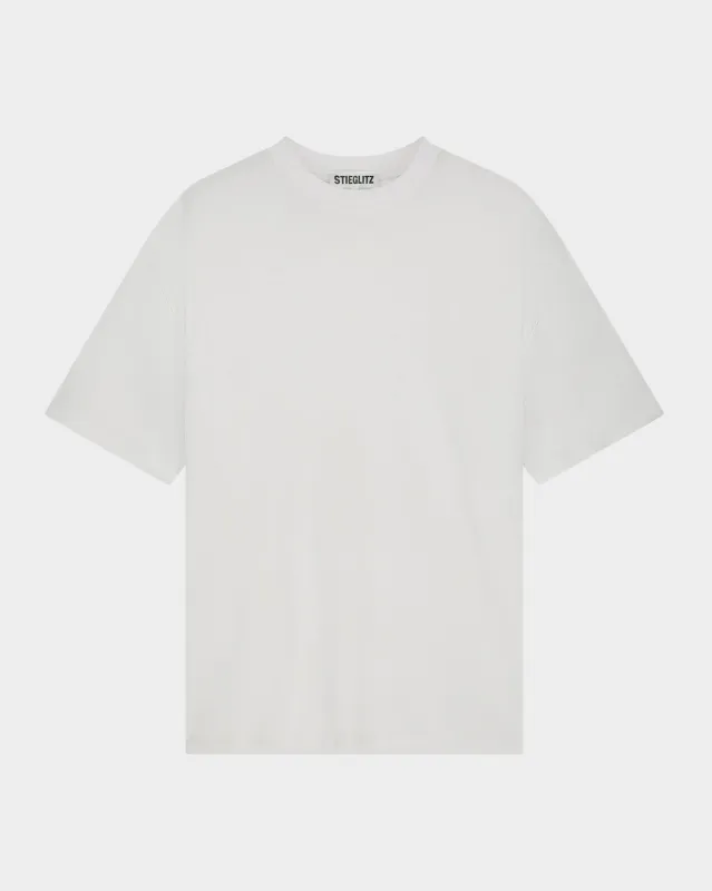 NOS Basic Oversized T-shirt | White sold by Stieglitz