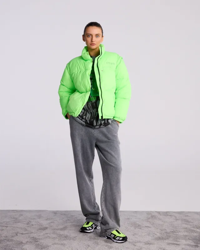 Charo Puffer | Green sold by Stieglitz