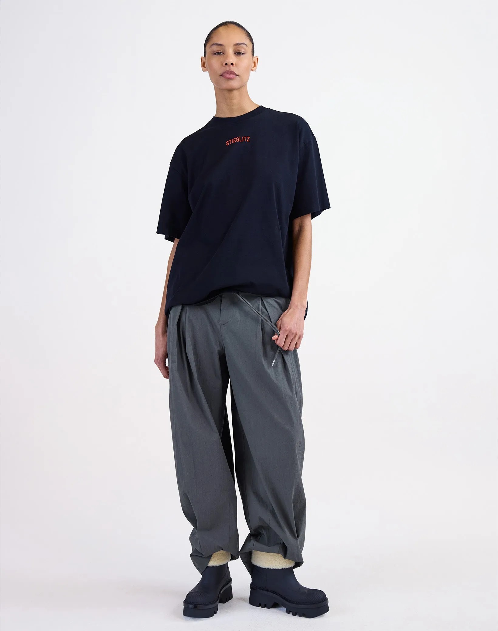 Maira Balloon Pants | Grey sold by Stieglitz product image thumbnail 3