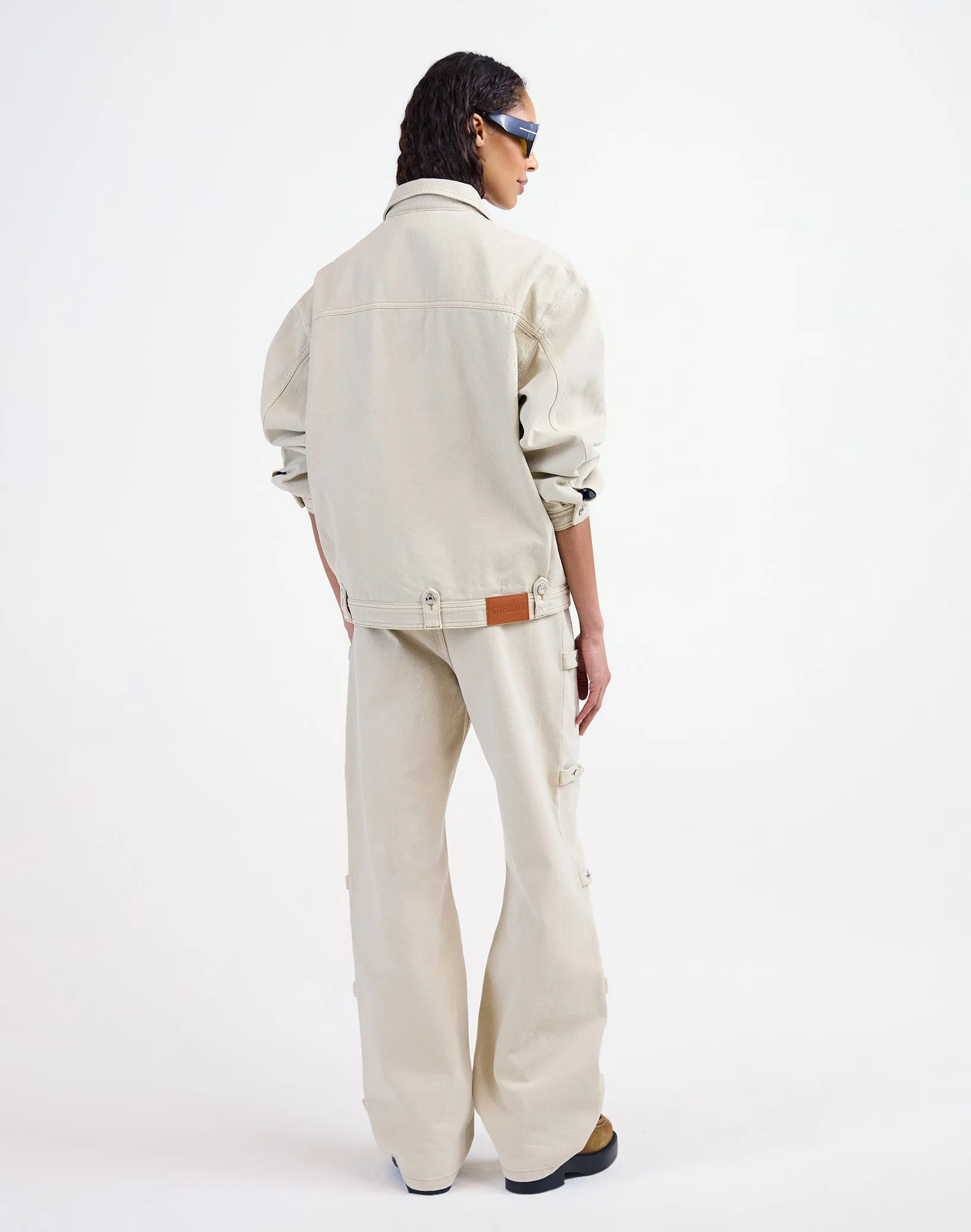 Taigo Denim Jacket | Beige sold by Stieglitz product image thumbnail 2