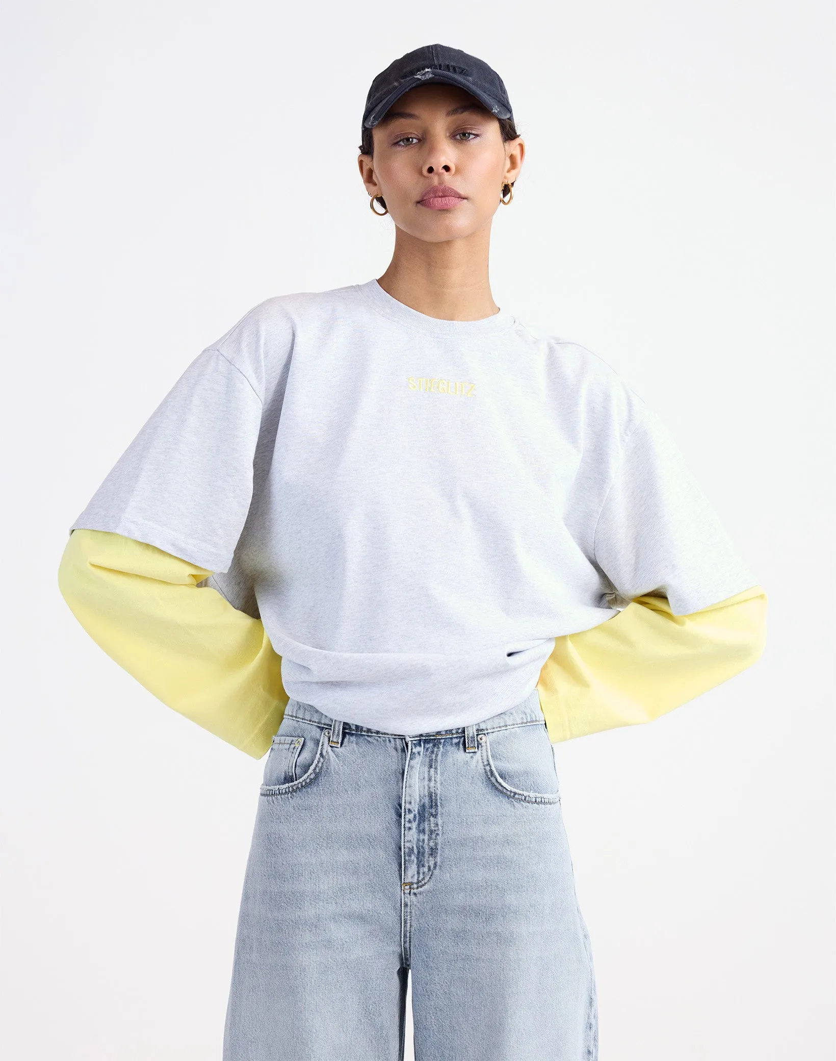 Stan Skate Double Longsleeve | Yellow sold by Stieglitz