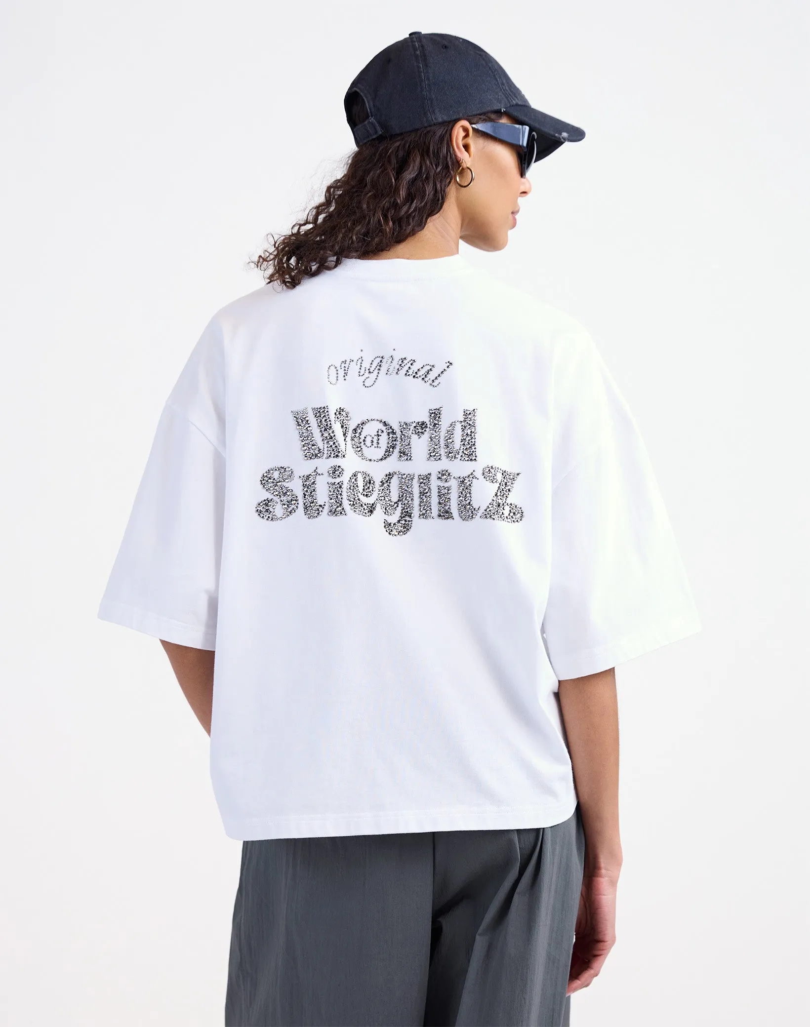 World Of Stieg Boxy T-shirt | White sold by Stieglitz