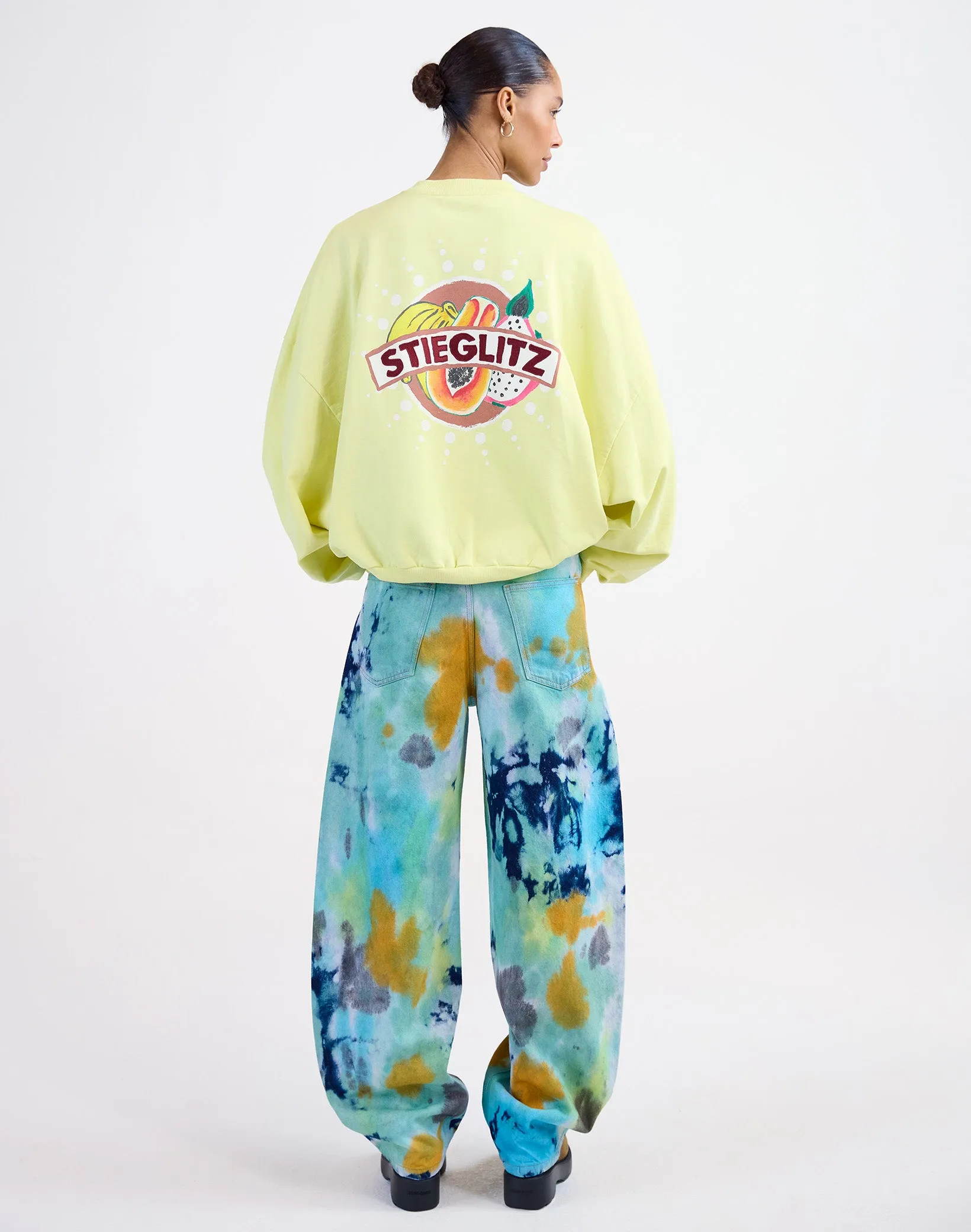 Cindy Oversized Sweater | Yellow sold by Stieglitz product image thumbnail 2