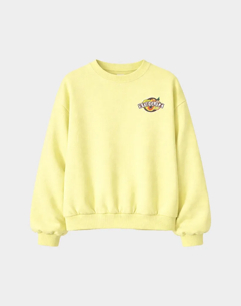 Cindy Oversized Sweater | Yellow sold by Stieglitz product image thumbnail 3