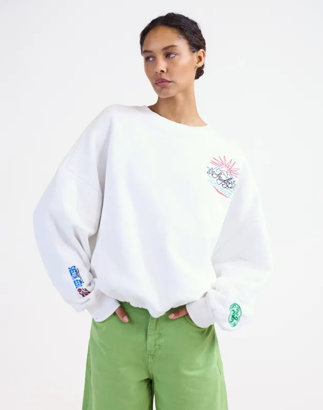 Jaina Sweater | Off white made by Stieglitz