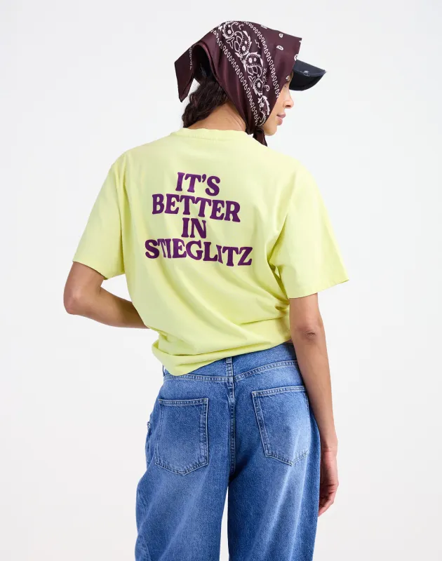 Branca regular T-shirt | Yellow sold by Stieglitz