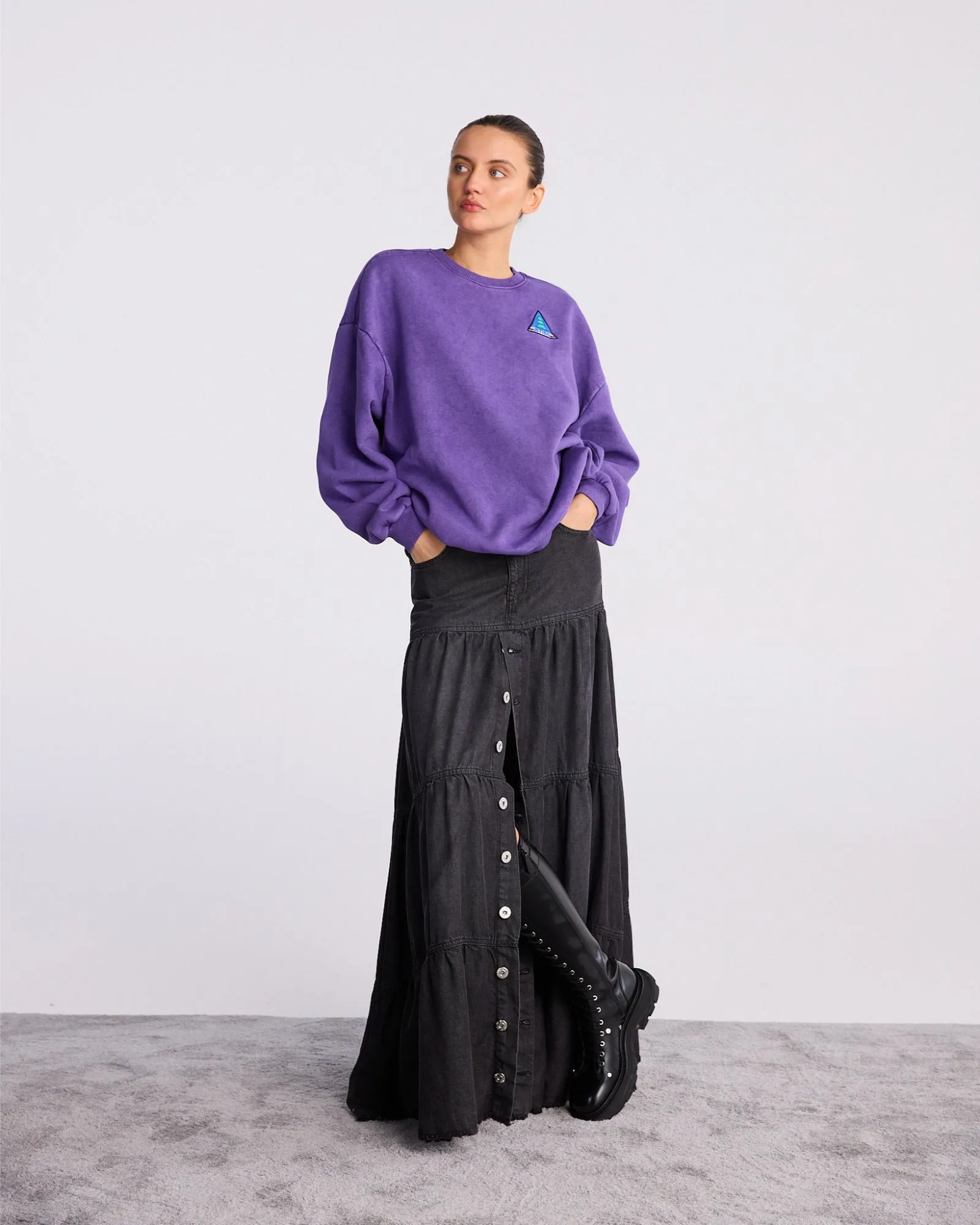Cisco Sweater | Purple sold by Stieglitz product image thumbnail 5