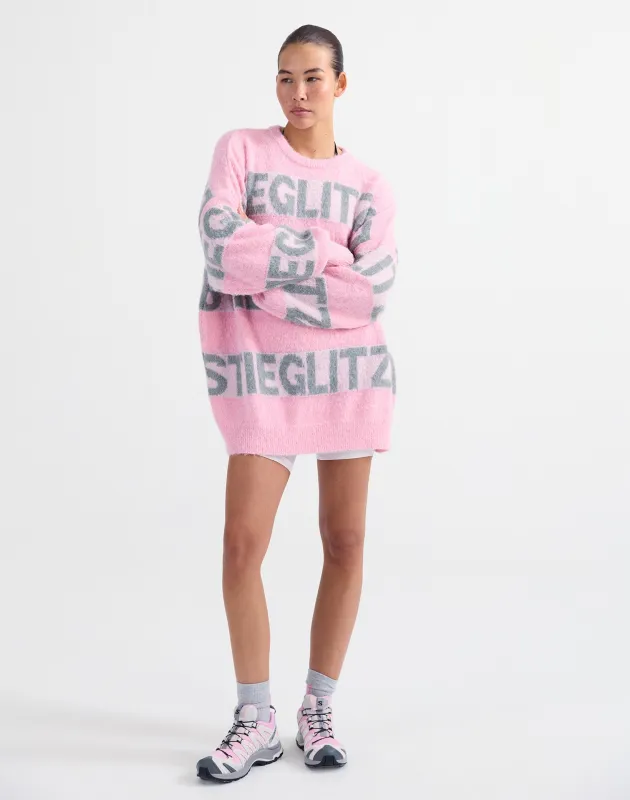 Keisa Knitted Sweater | Pink made by Stieglitz