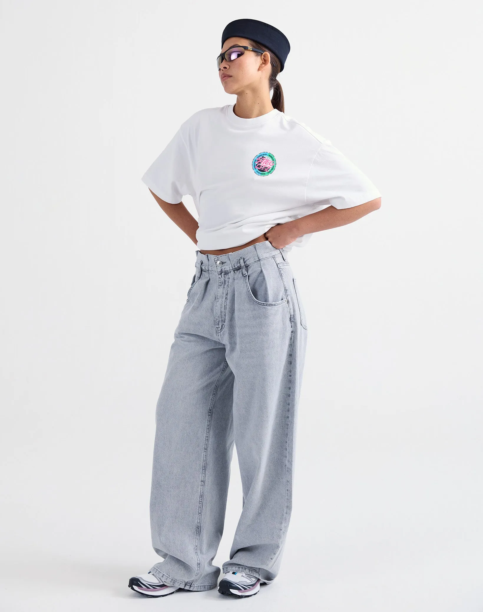 Lidia Oversized T-shirt | White sold by Stieglitz product image thumbnail 5