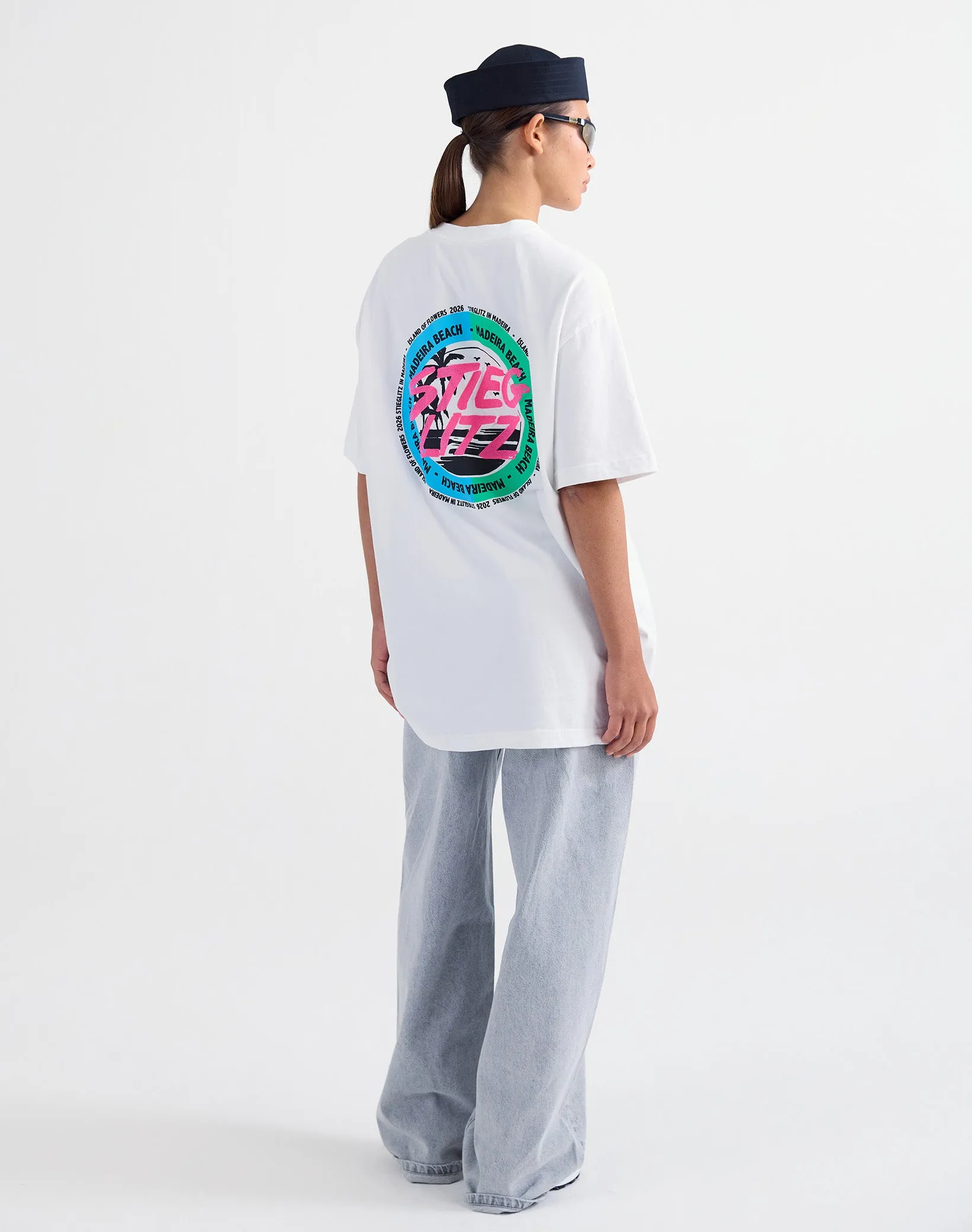 Lidia Oversized T-shirt | White sold by Stieglitz product image thumbnail 2