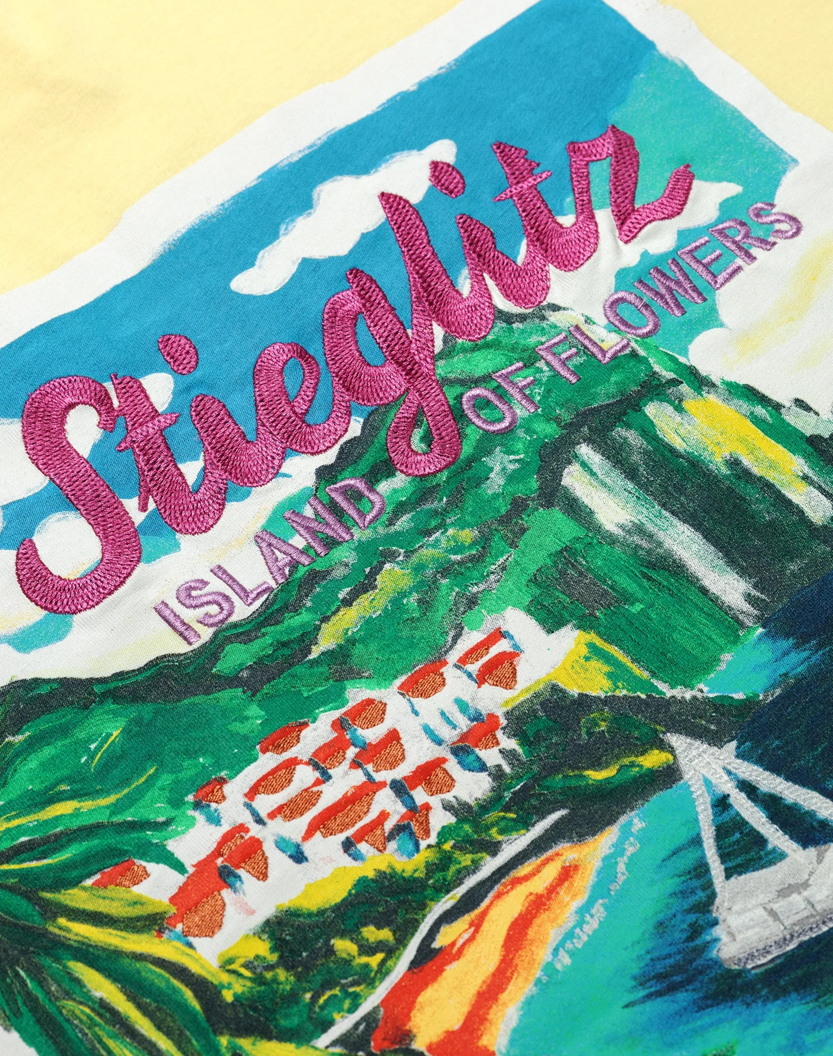 Heloisa Oversized T-shirt | Yellow sold by Stieglitz product image thumbnail 5