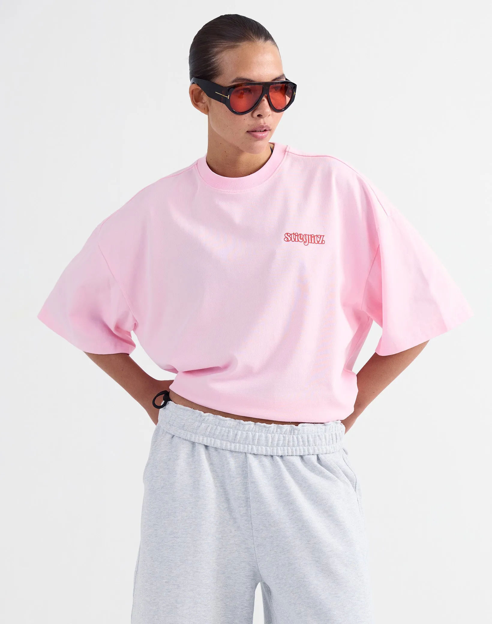 World Of Stieg Oversized T-shirt | Pink sold by Stieglitz product image thumbnail 2