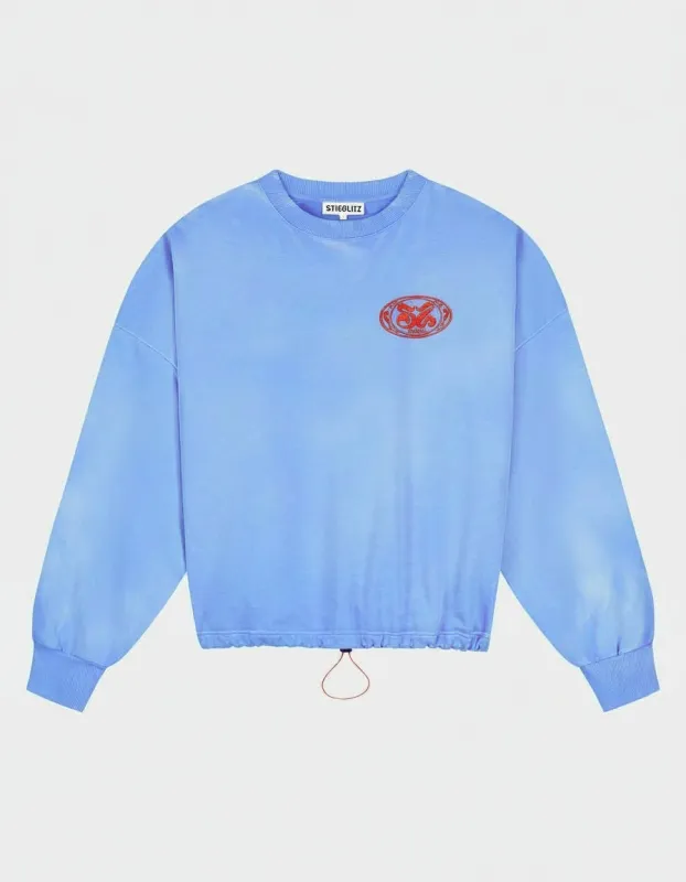 Livia Oversized Sweater | Blue made by Stieglitz