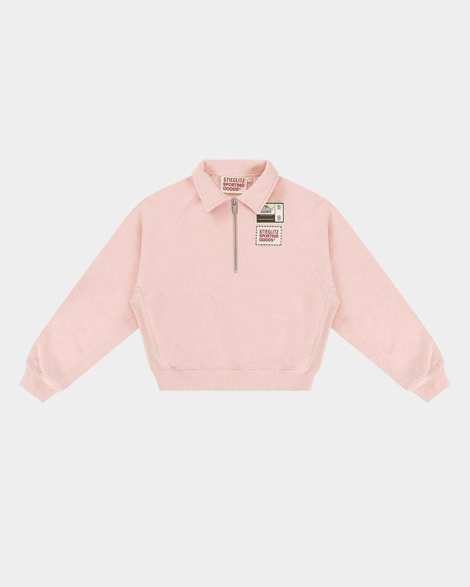 Lola Half Zip | Pink sold by Stieglitz