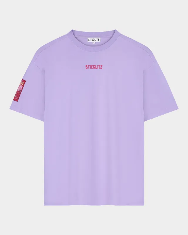 Sadé Oversized T-shirt | Purple made by Stieglitz