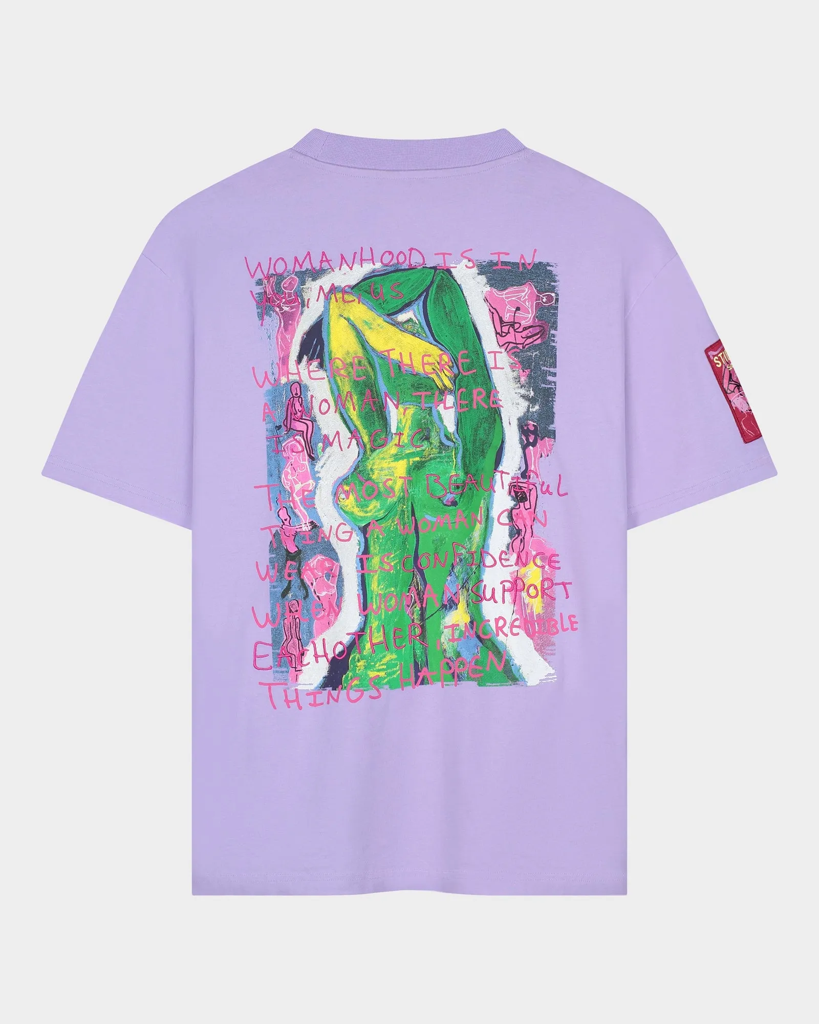 Sadé Oversized T-shirt | Purple sold by Stieglitz product image thumbnail 4