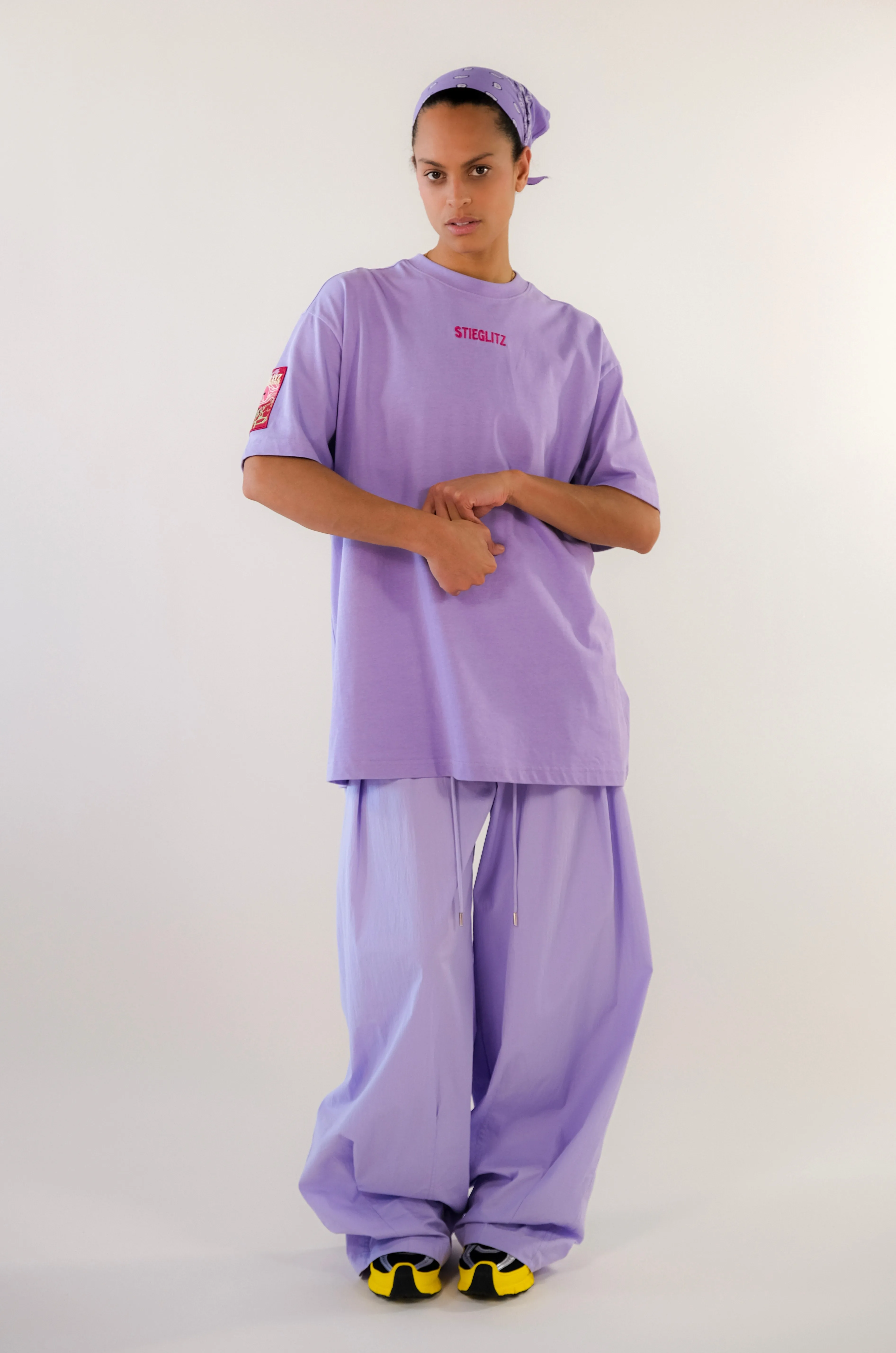 Sadé Oversized T-shirt | Purple sold by Stieglitz product image thumbnail 3