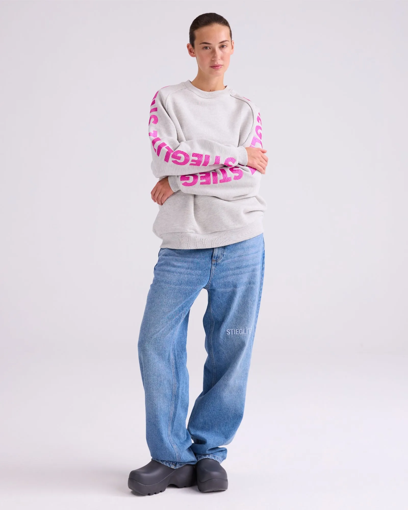 Romina Sweater | Melange grey sold by Stieglitz product image thumbnail 4