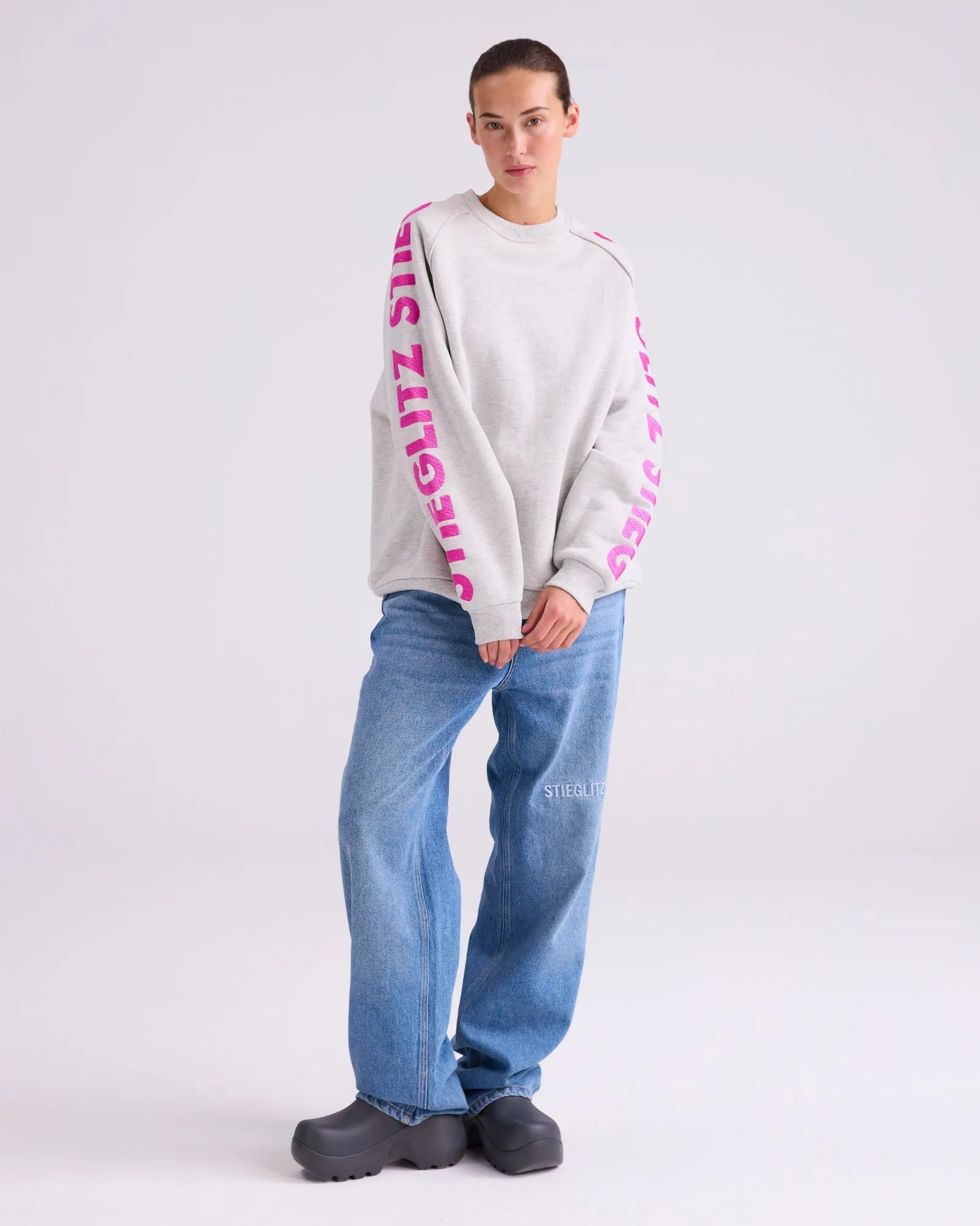 Romina Sweater | Melange grey sold by Stieglitz product image thumbnail 2