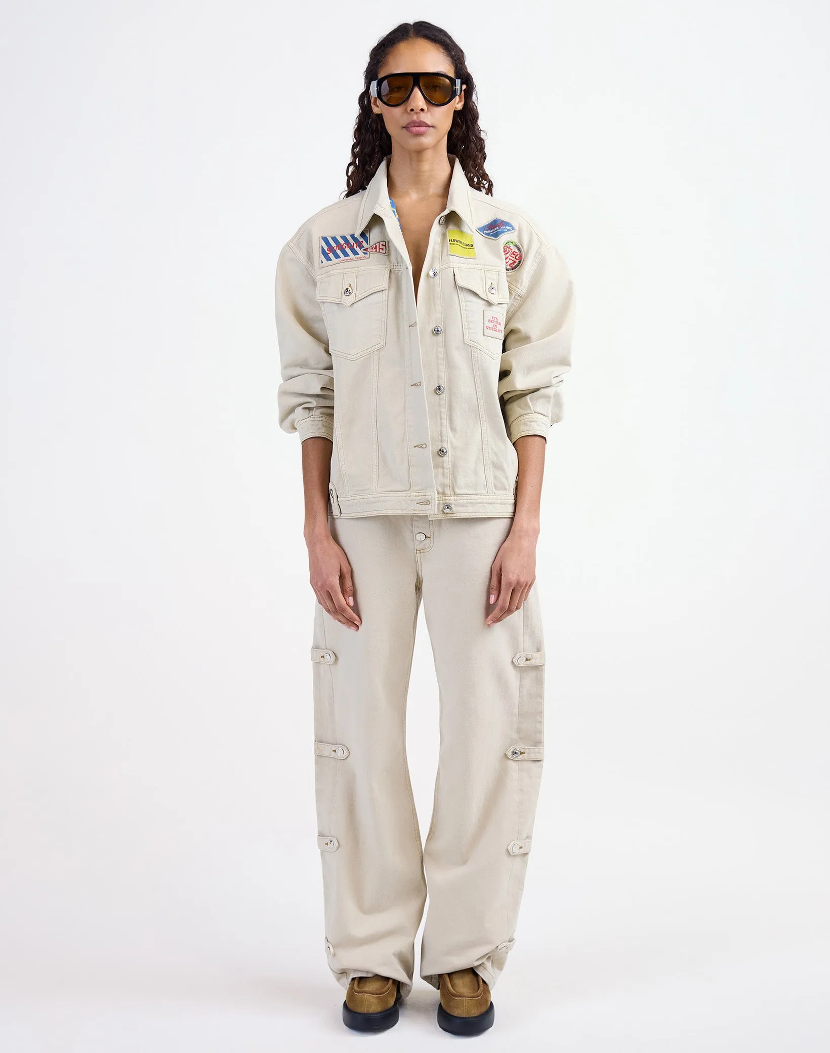 Taigo Jeans | Beige sold by Stieglitz product image thumbnail 2