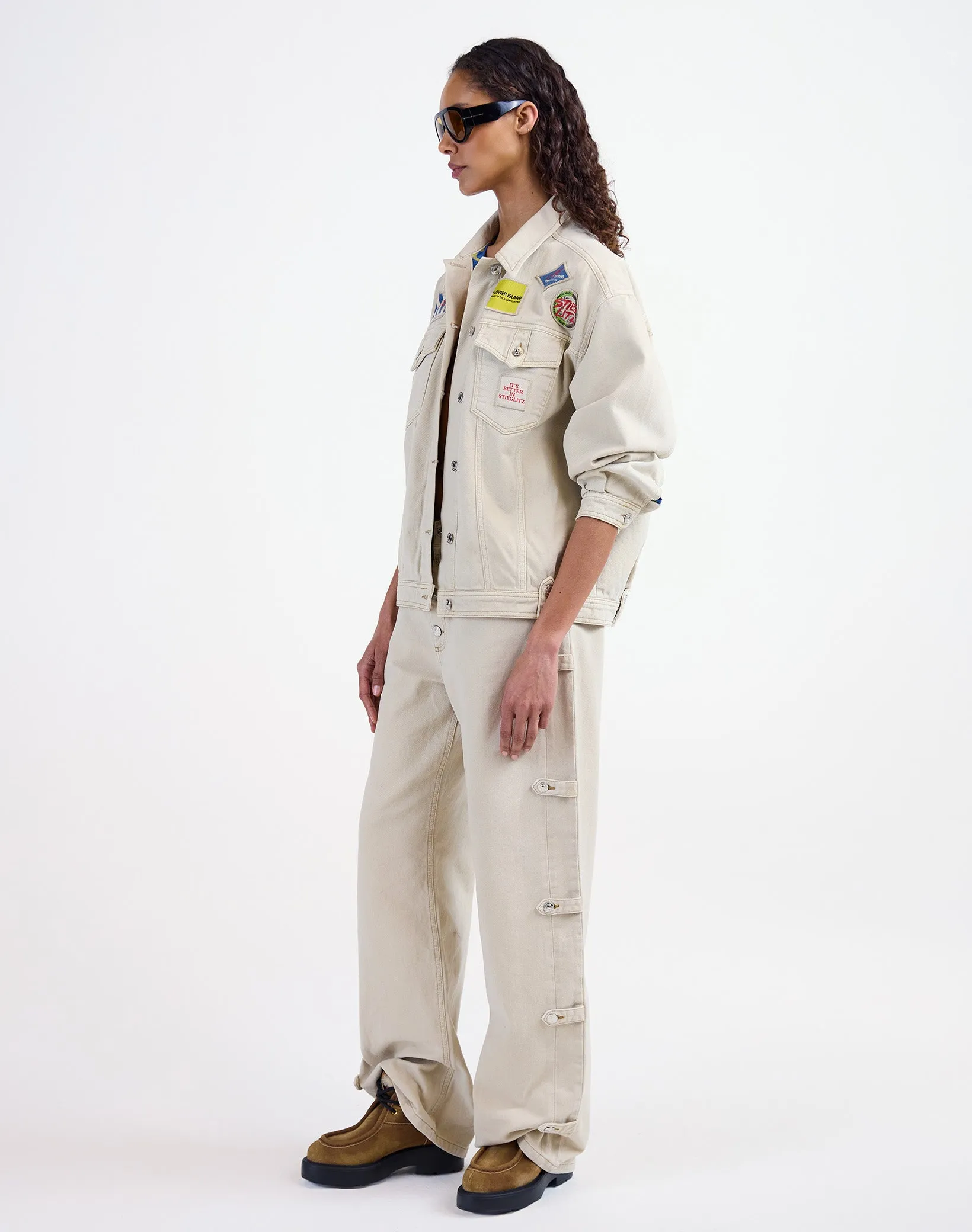 Taigo Jeans | Beige sold by Stieglitz product image thumbnail 3