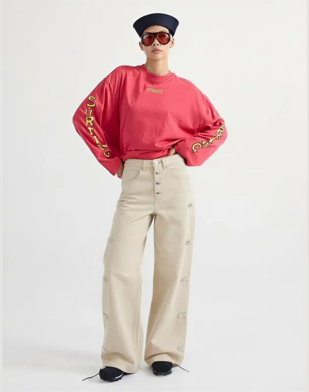 Taigo Jeans | Beige made by Stieglitz