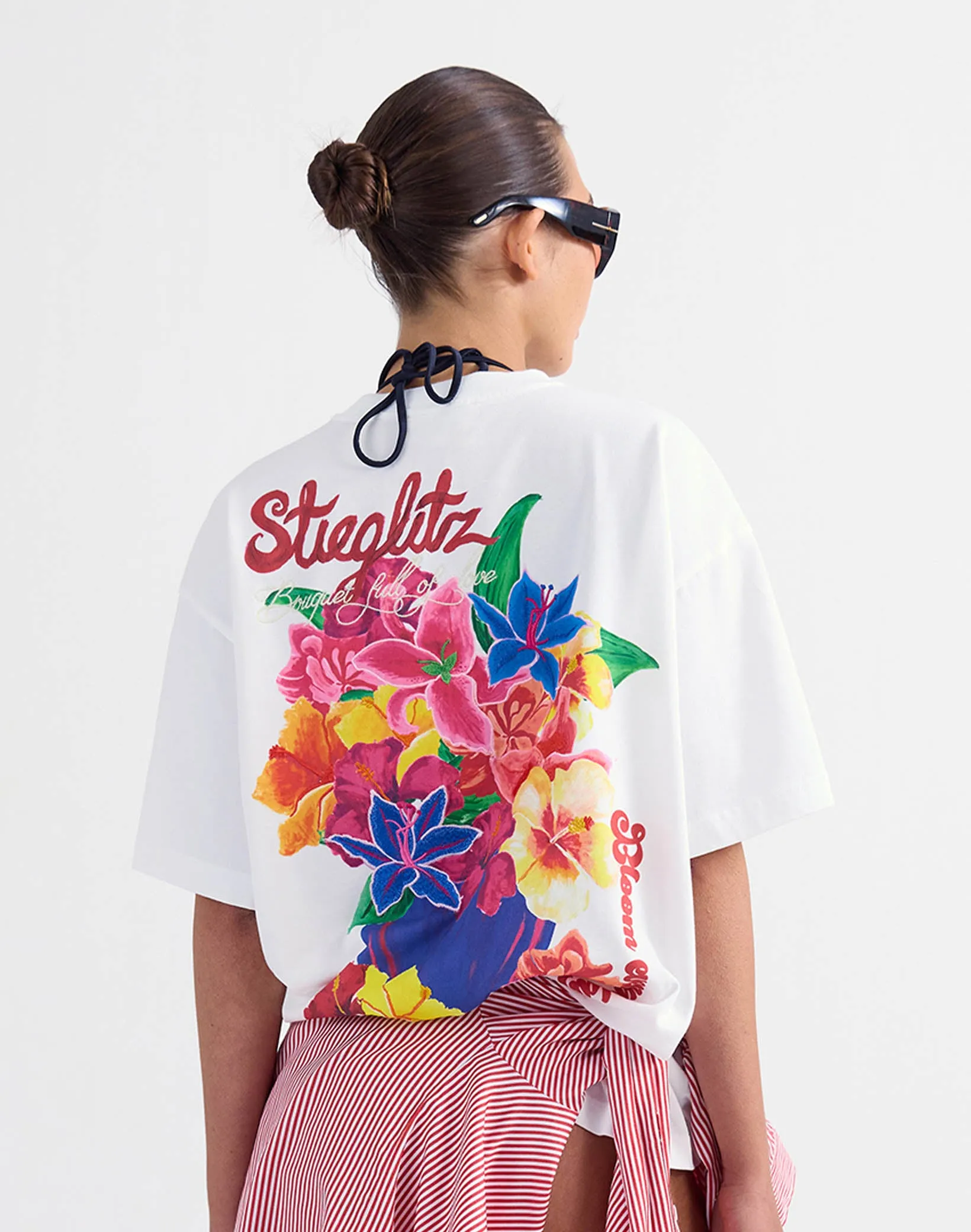 Doris Oversized T-shirt | White sold by Stieglitz