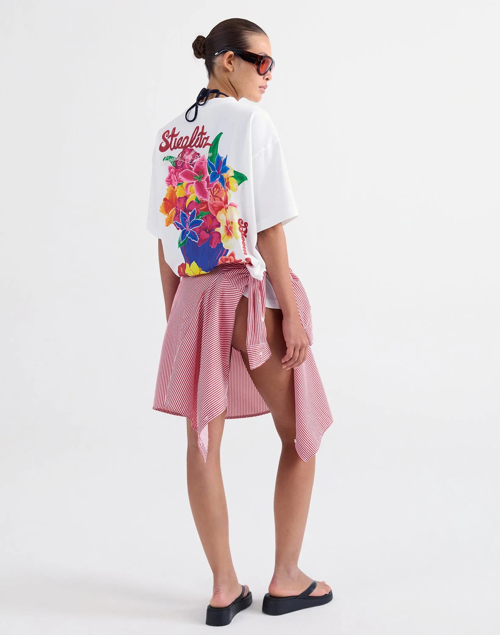 Doris Oversized T-shirt | White sold by Stieglitz product image thumbnail 5